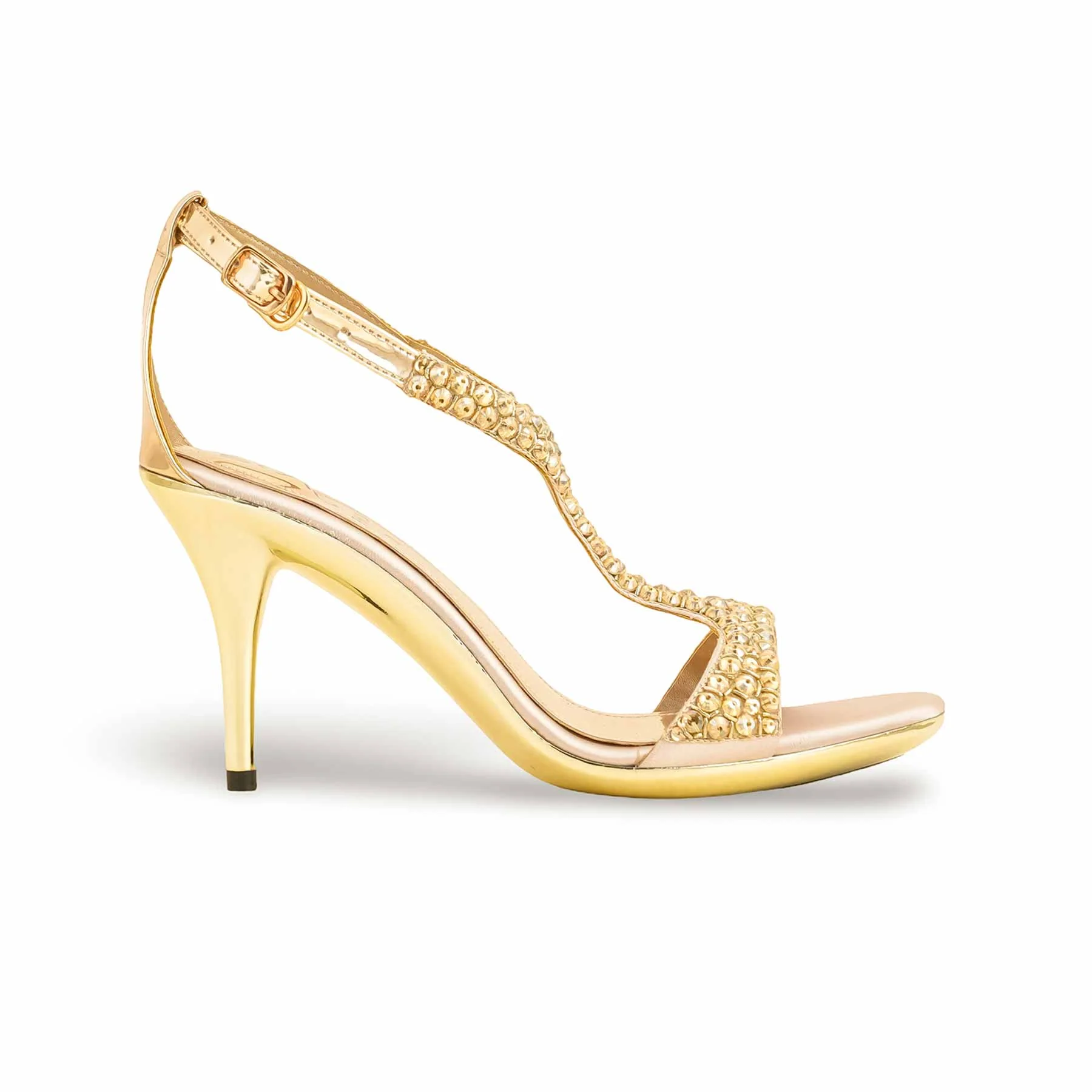 Golden Fancy Bridal Sandal FN6023 - Image 2