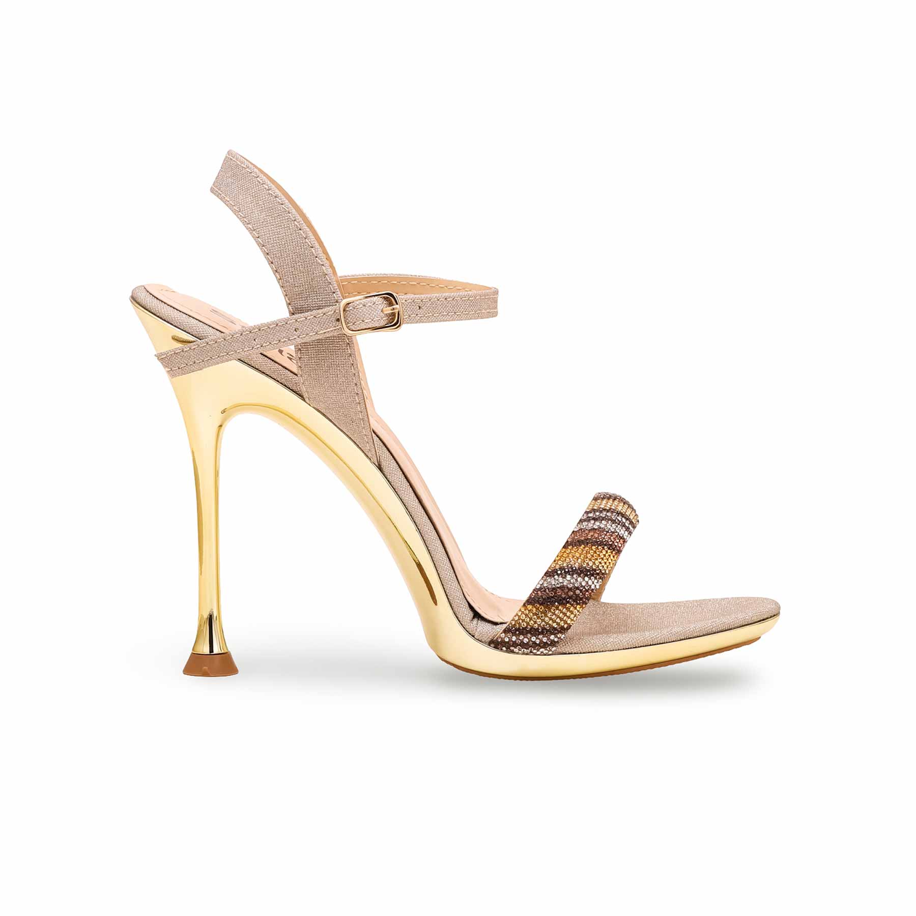 Golden Fancy Bridal Sandal FN6036 - Image 2