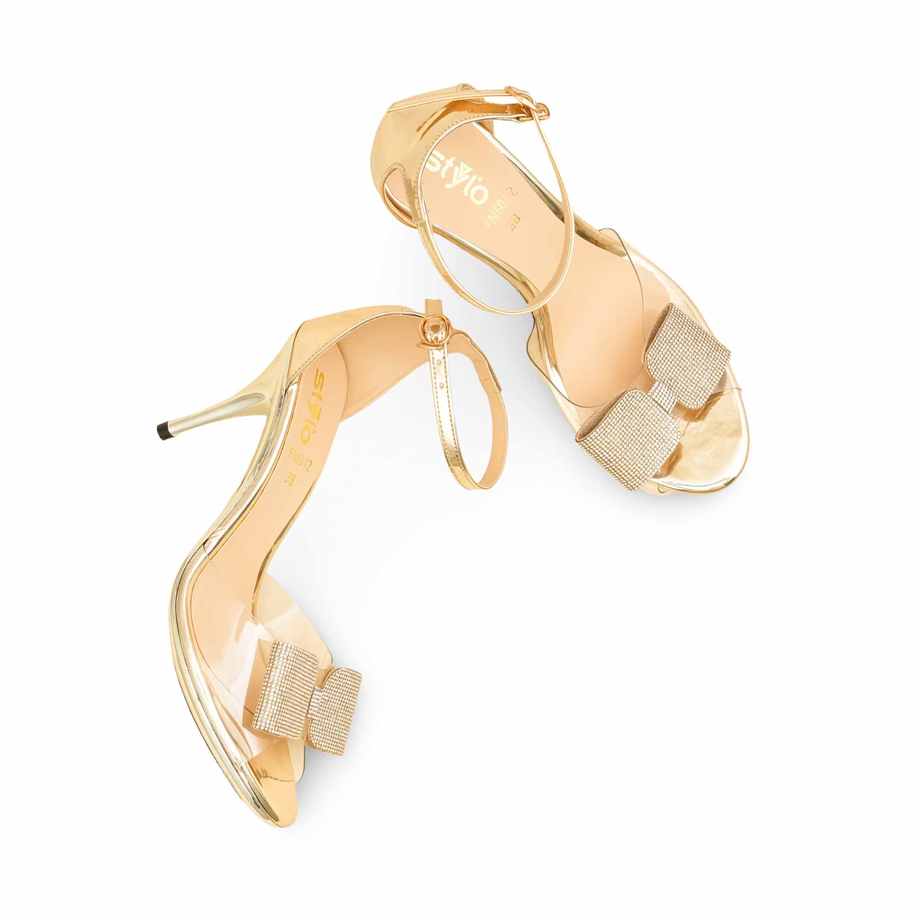Golden Fancy Bridal Sandal FN6042 - Image 5