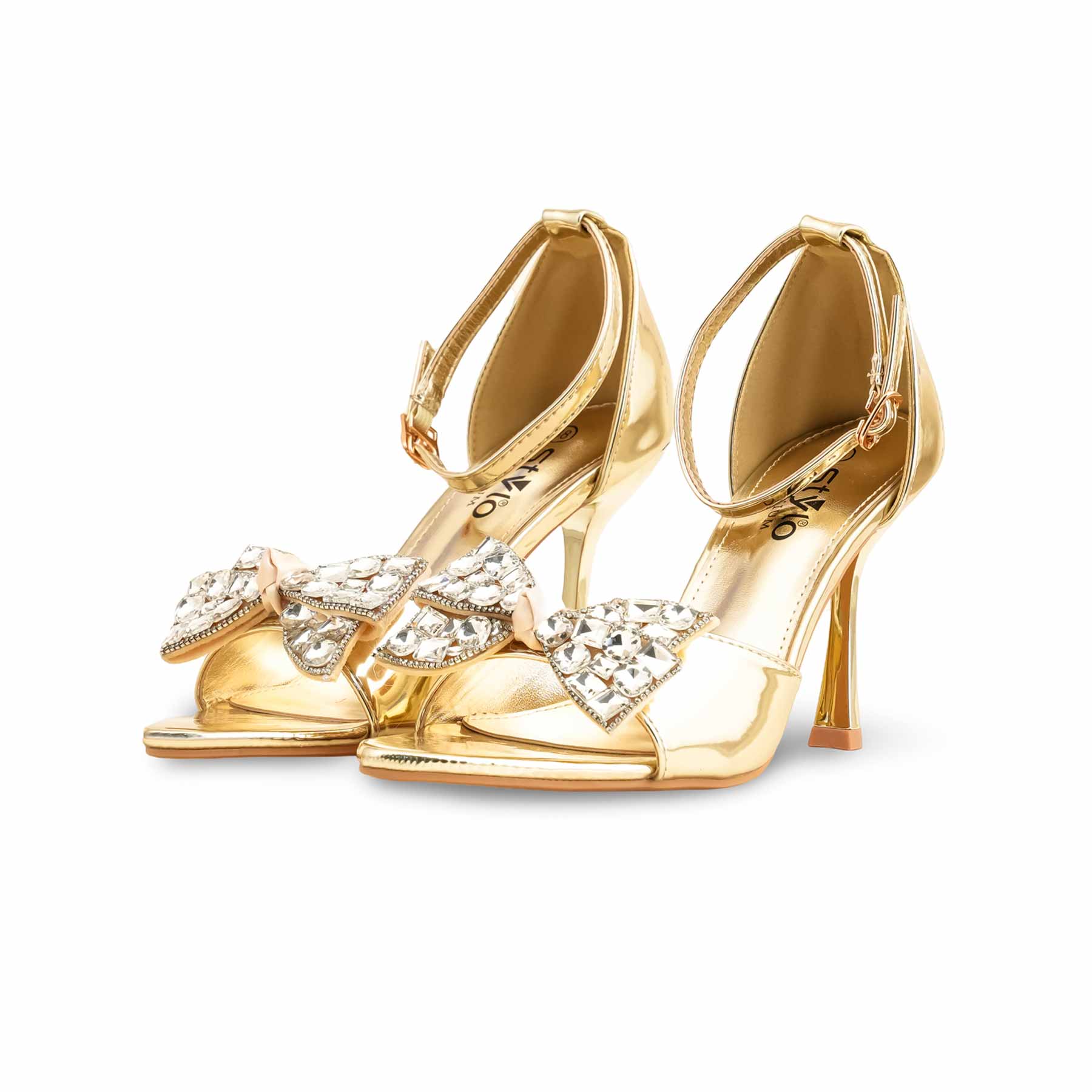 Golden Fancy Bridal Sandal FN6101 - Image 3