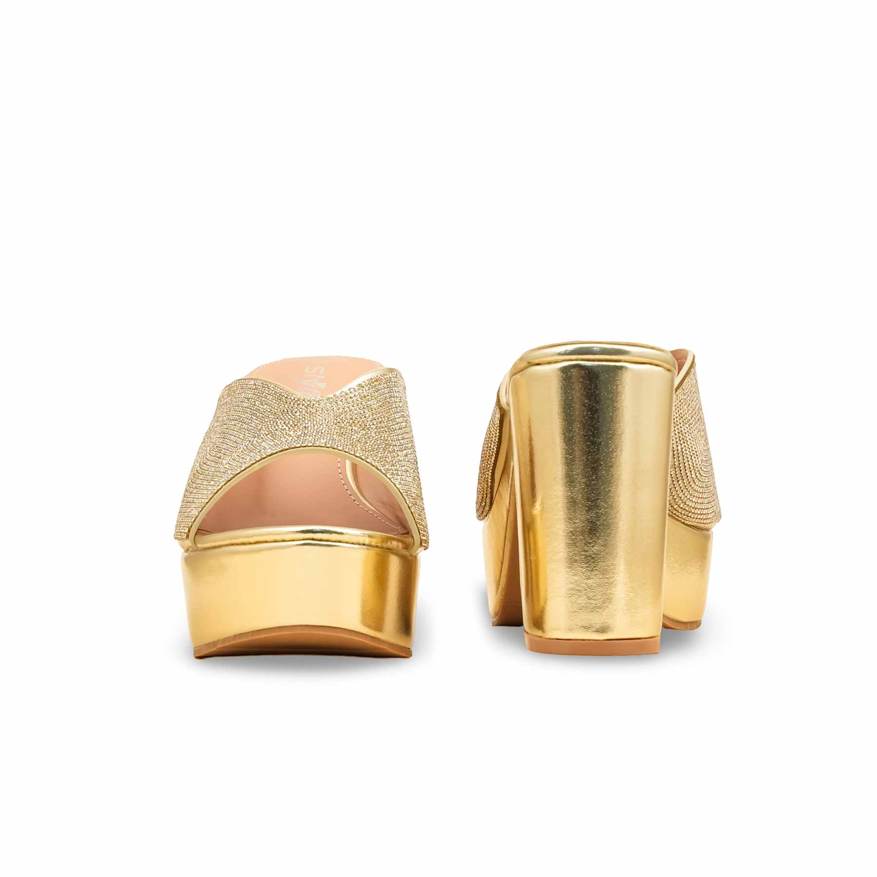 Golden Fancy Bridal Sandal FN6234 - Image 5
