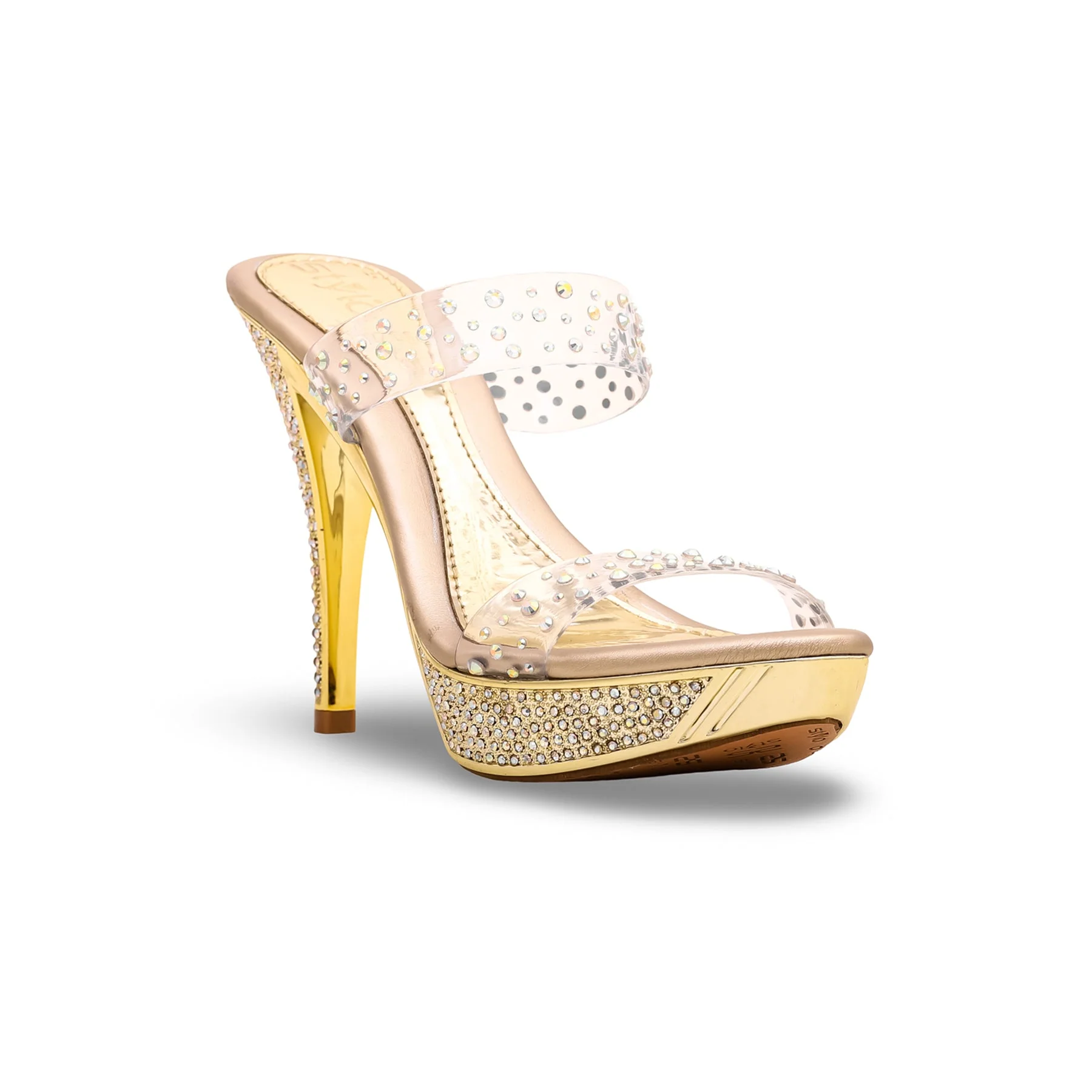 Golden Fancy Bridal Sandal FN7664 - Image 4