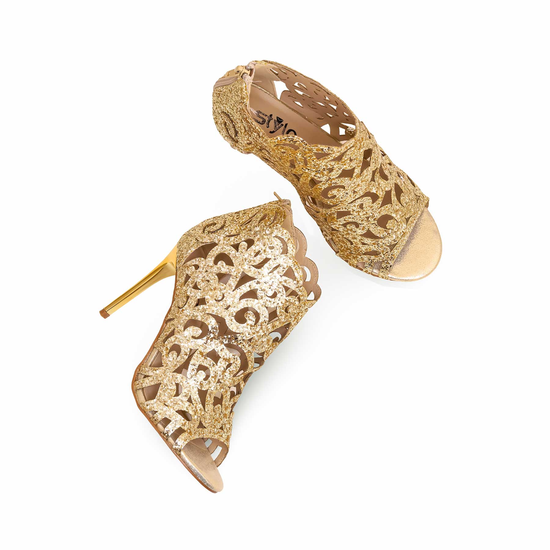 Golden Fancy Bridal Sandal FN5944 - Image 5