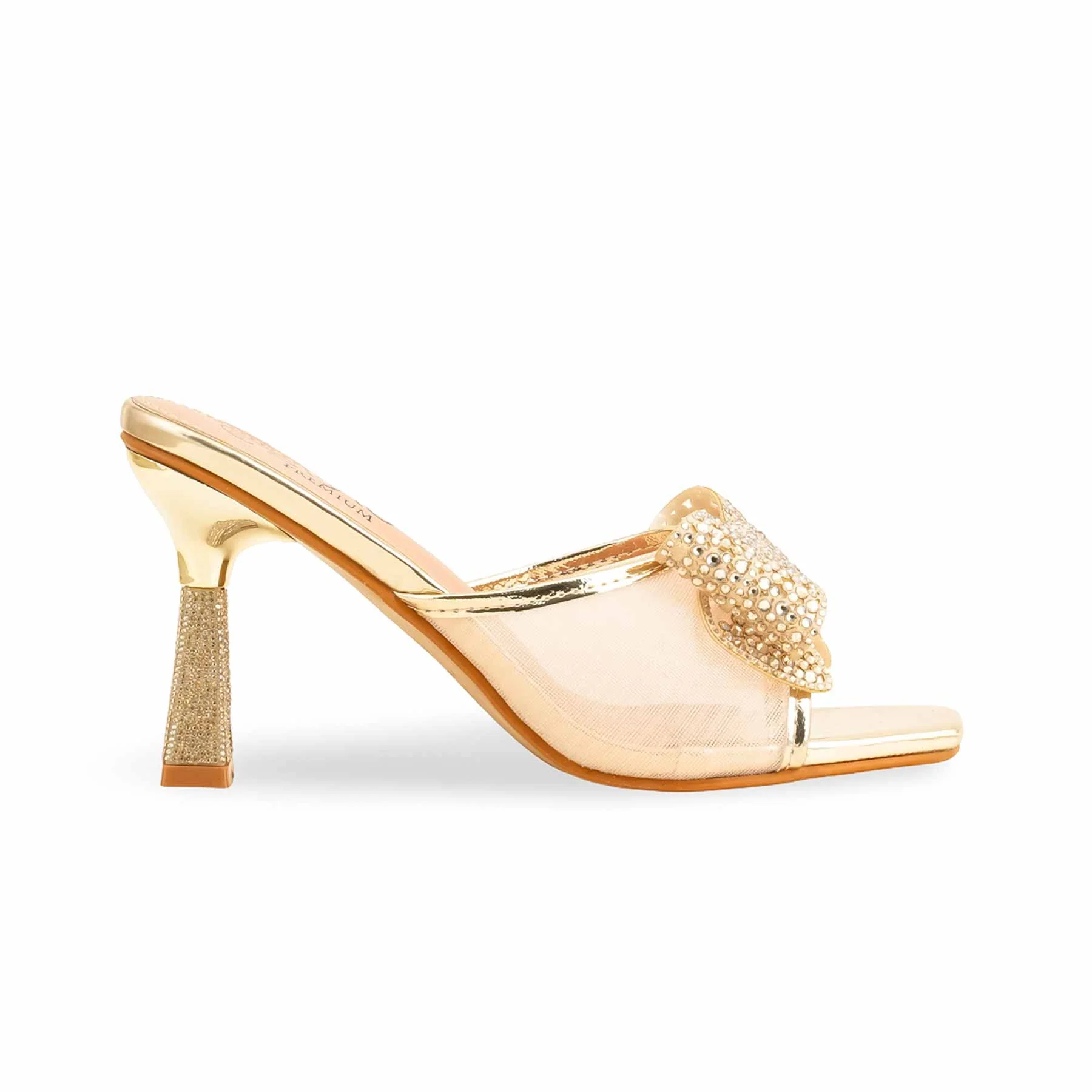 Golden Fancy Bridal Sandal FN6106 - Image 3