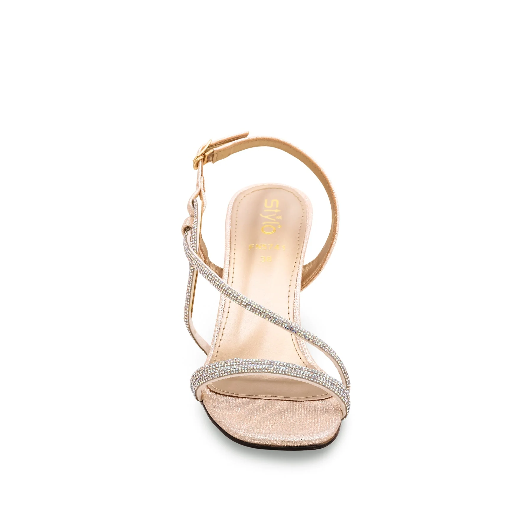 Golden Fancy Bridal Sandal FN5741 - Image 4