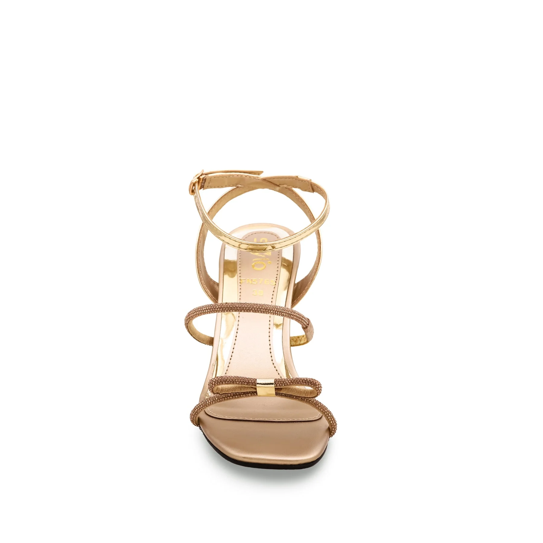 Golden Fancy Bridal Sandal FN5765 - Image 4