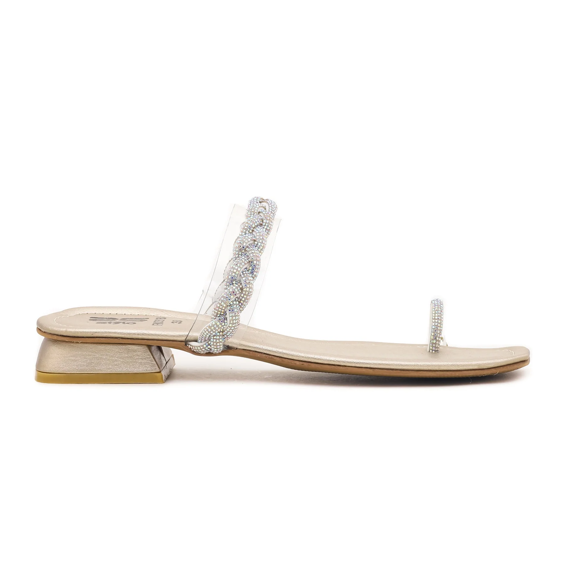 Golden Fancy Chappal FN0618 - Image 2