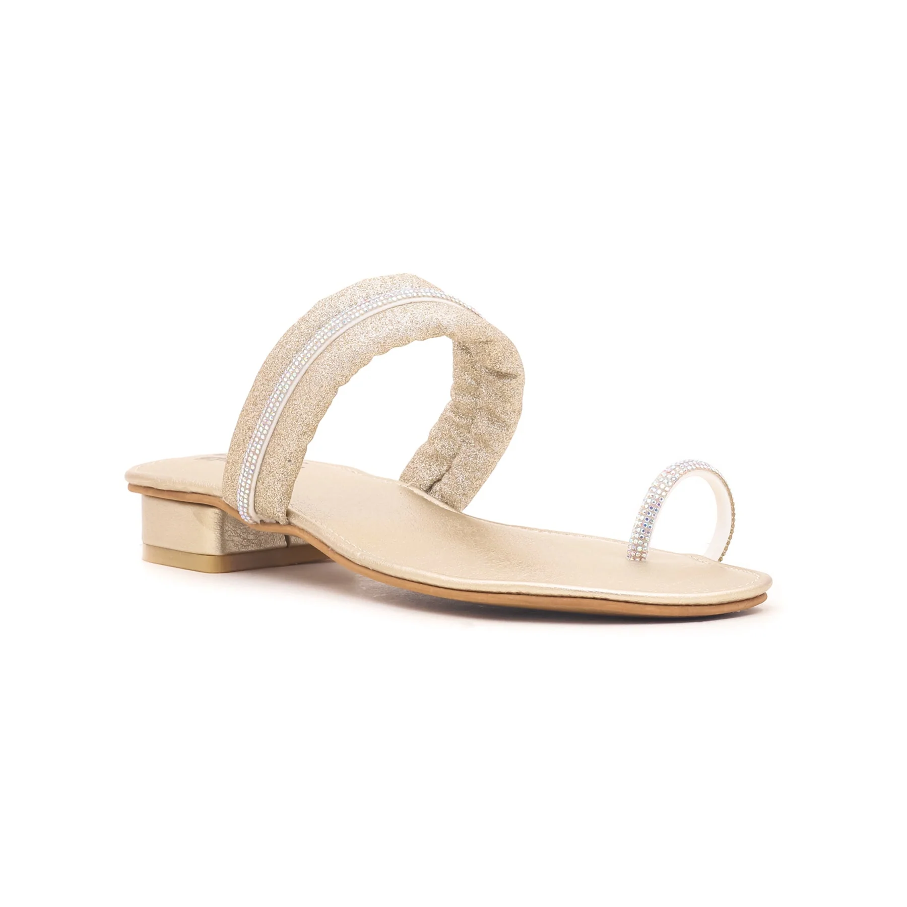 Golden Fancy Chappal FN0635 - Image 2