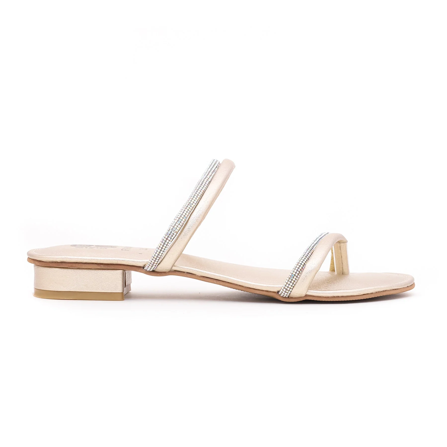 Golden Fancy Chappal FN0640 - Image 2