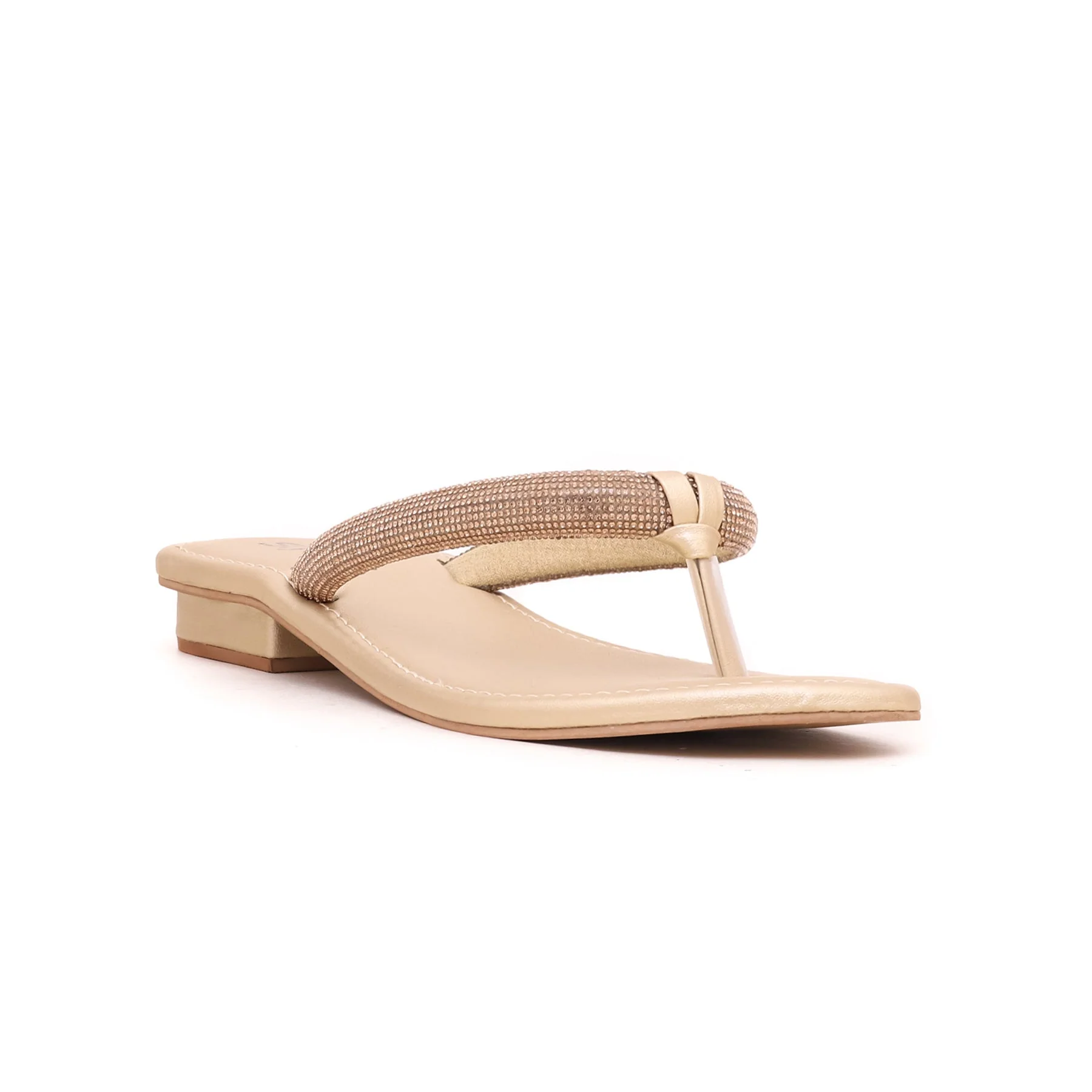 Golden Fancy Chappal FN0676 - Image 2