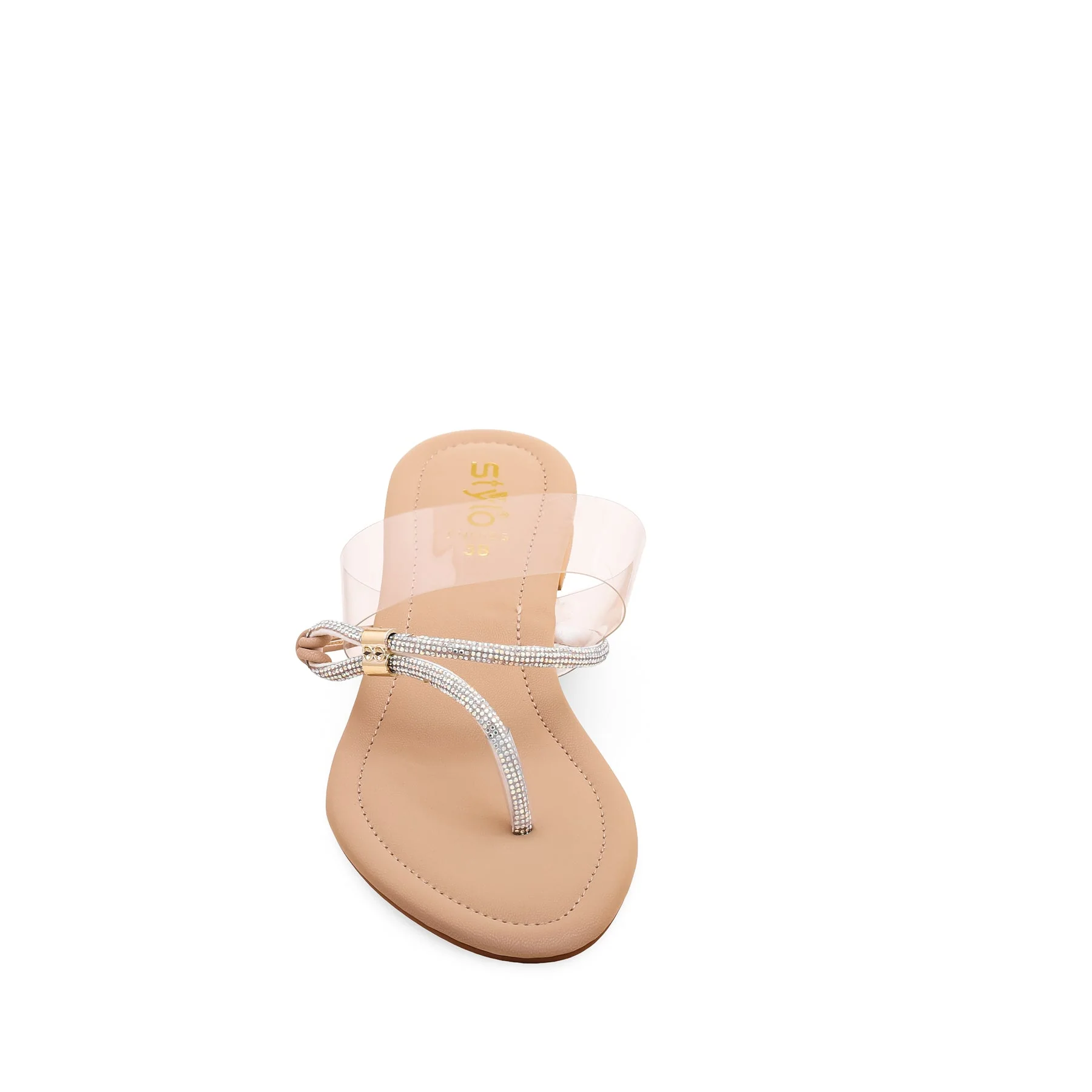 Golden Fancy Chappal FN0686 - Image 3