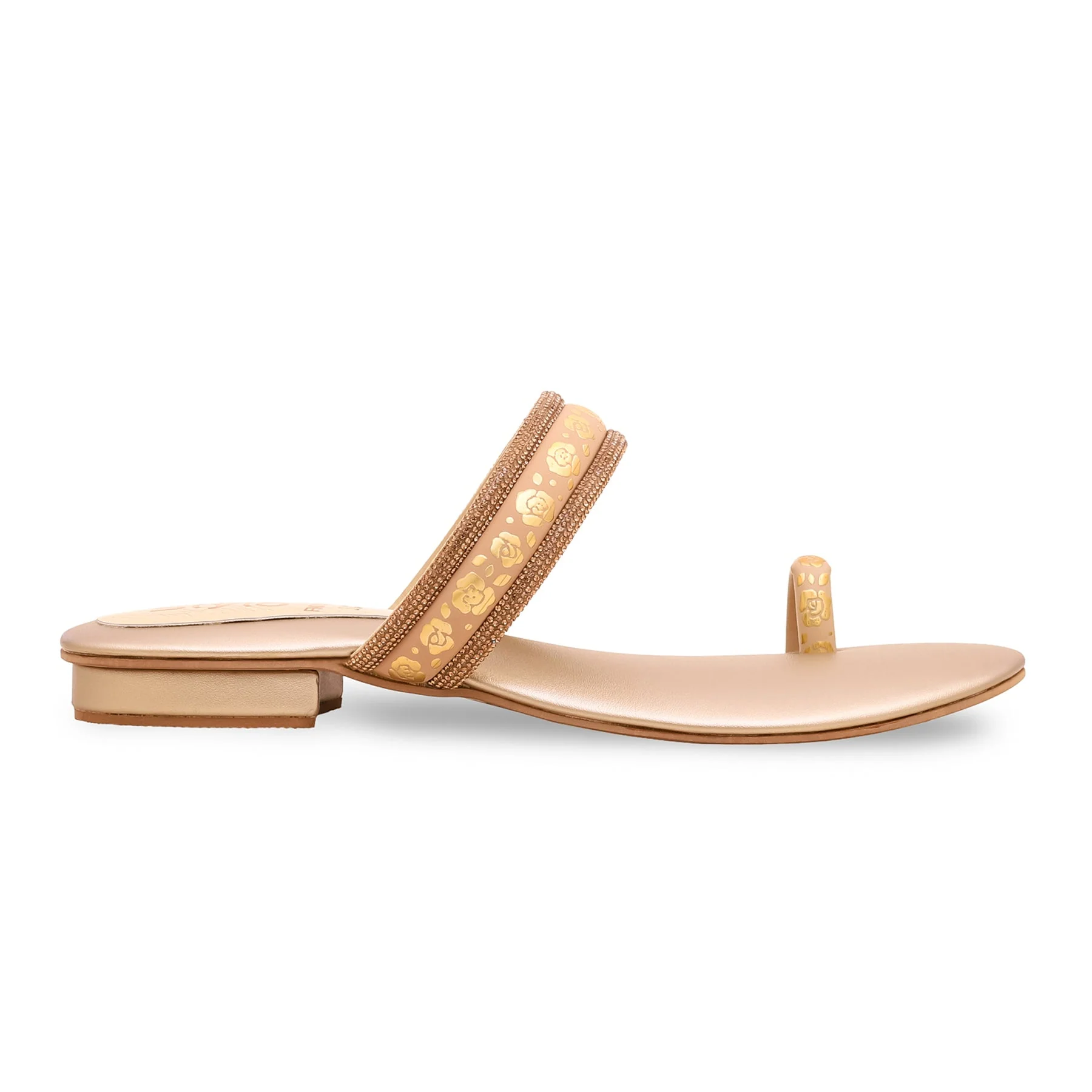 Golden Fancy Chappal FN0691 - Image 2