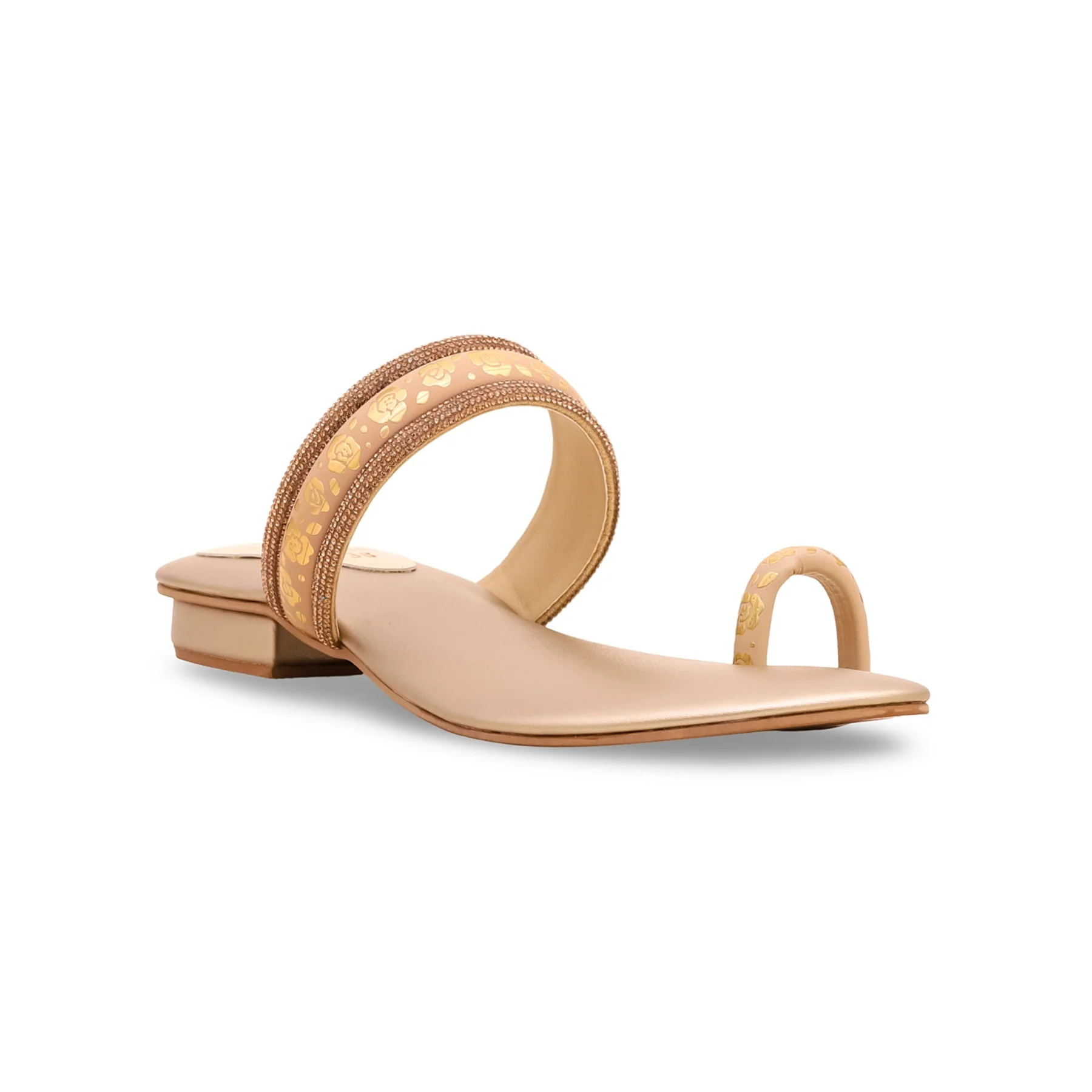 Golden Fancy Chappal FN0691 - Image 3