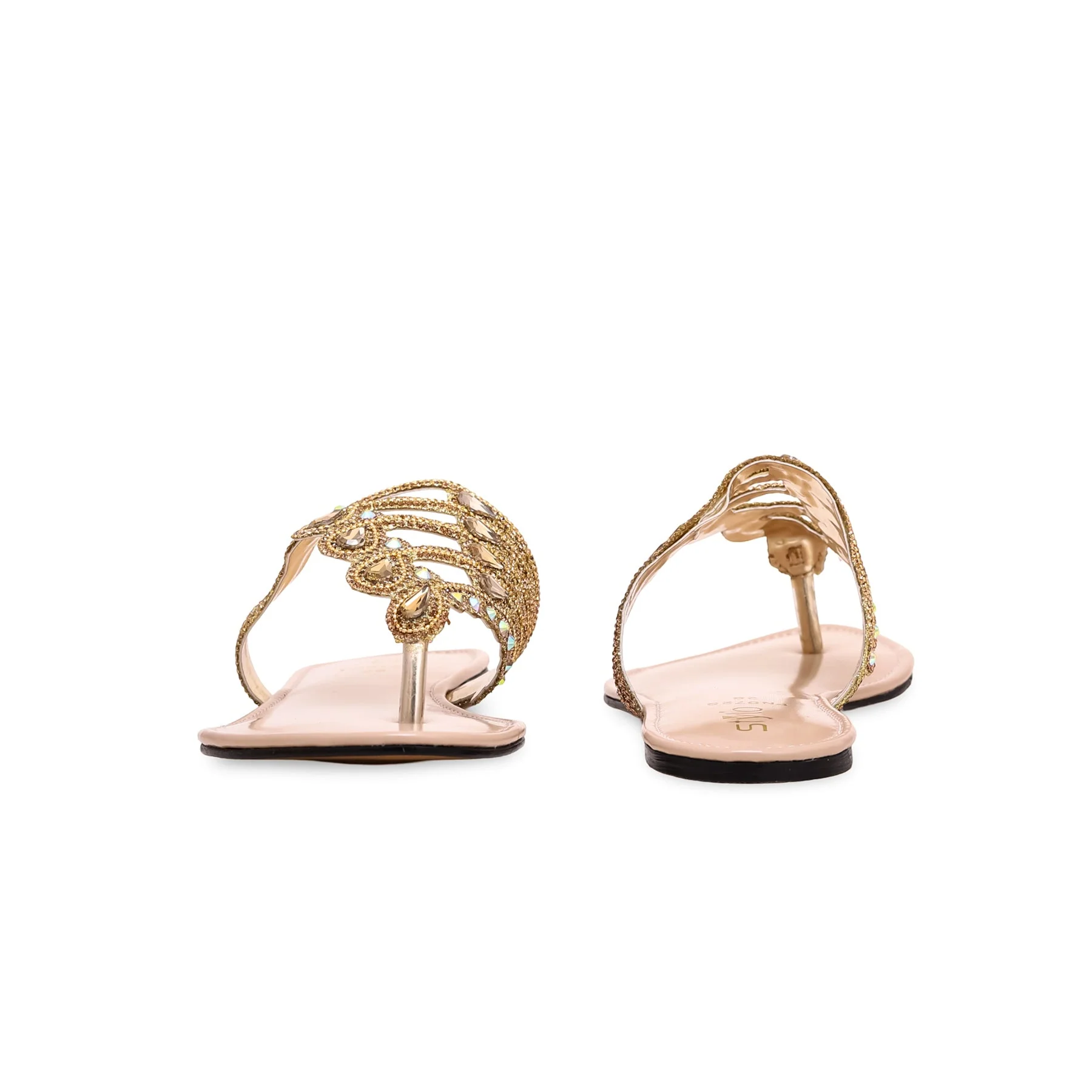 Golden Fancy Chappal FN0725 - Image 3