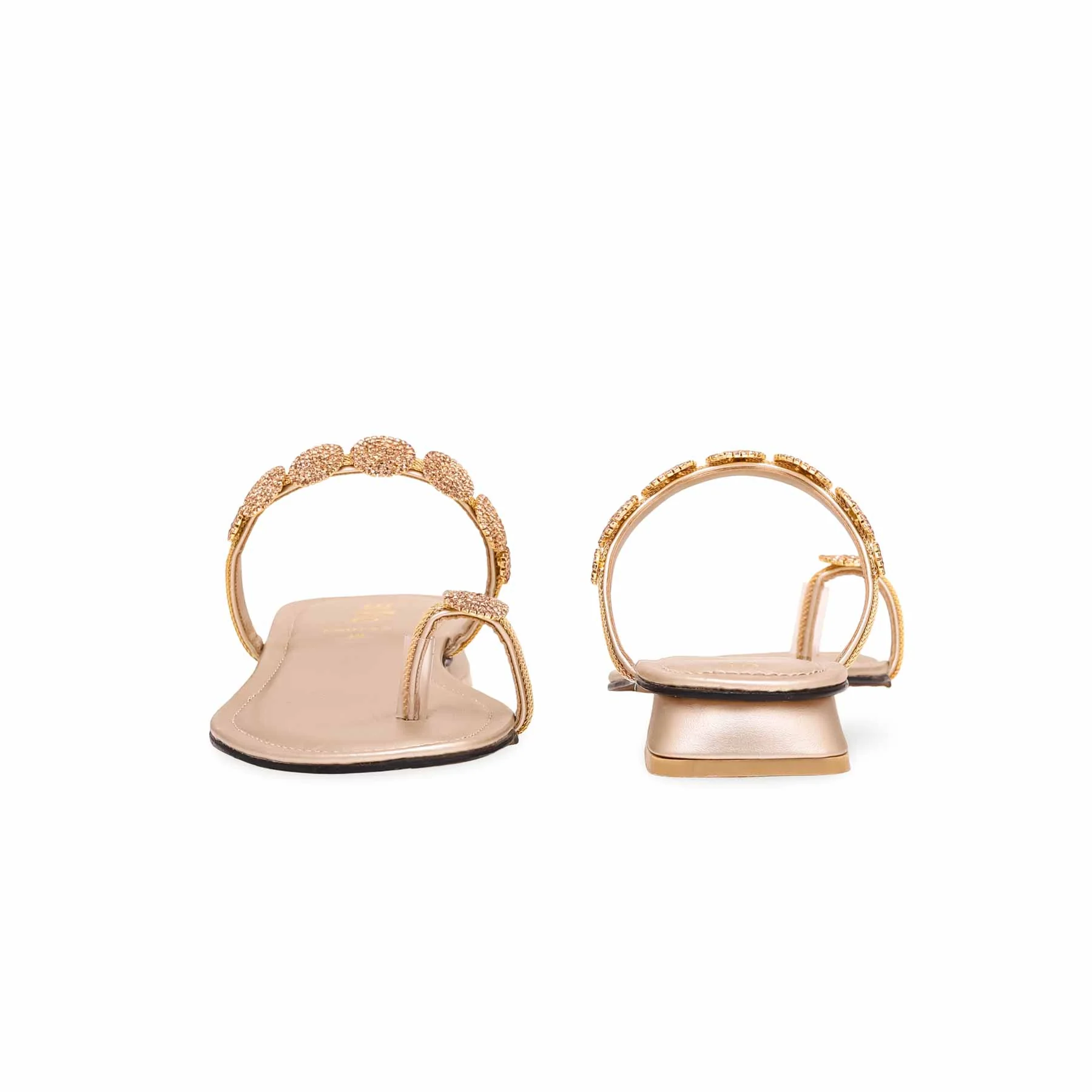 Golden Fancy Chappal FN0728 - Image 3