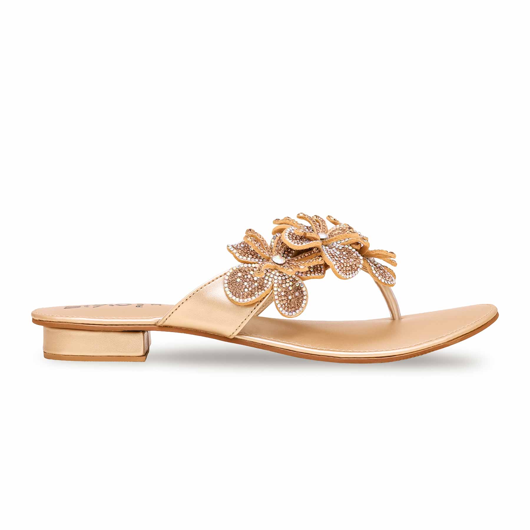 Golden Fancy Chappal FN0748 - Image 2