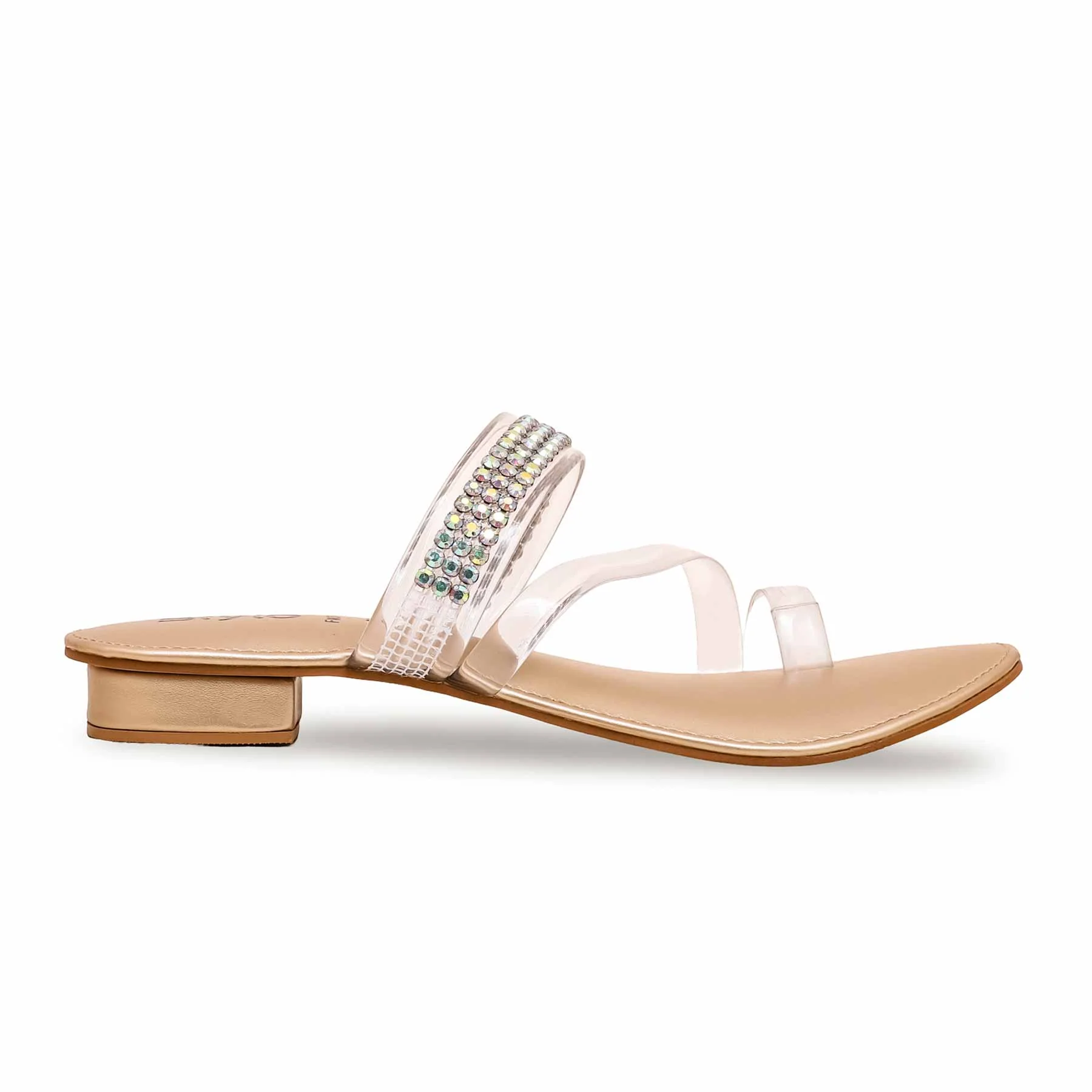 Golden Fancy Chappal FN0750 - Image 2