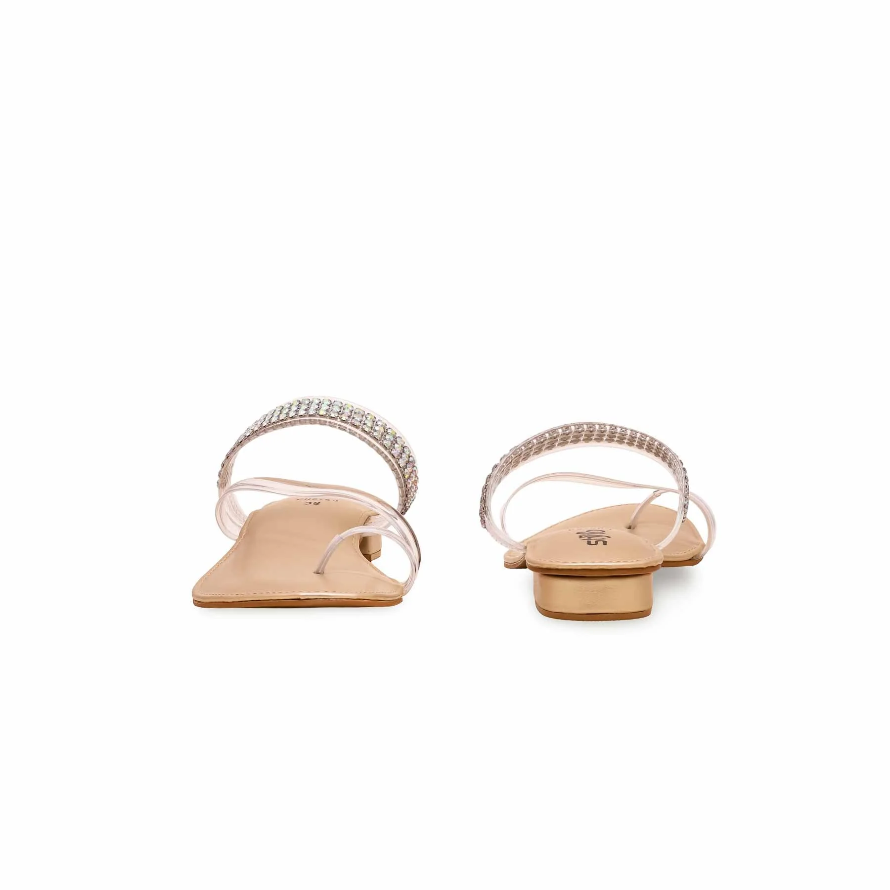 Golden Fancy Chappal FN0750 - Image 4