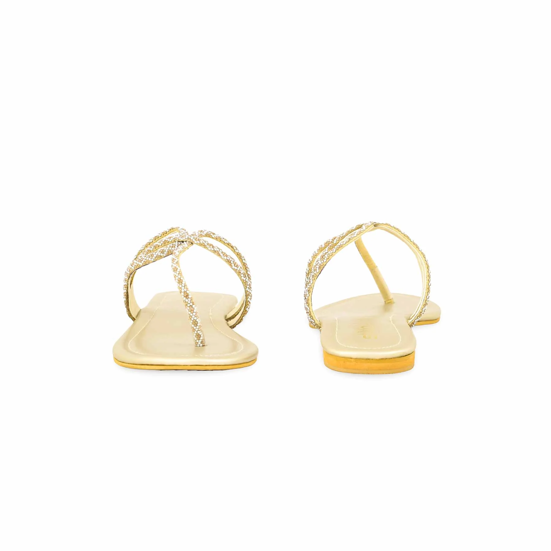 Golden Fancy Chappal FN0761 - Image 4
