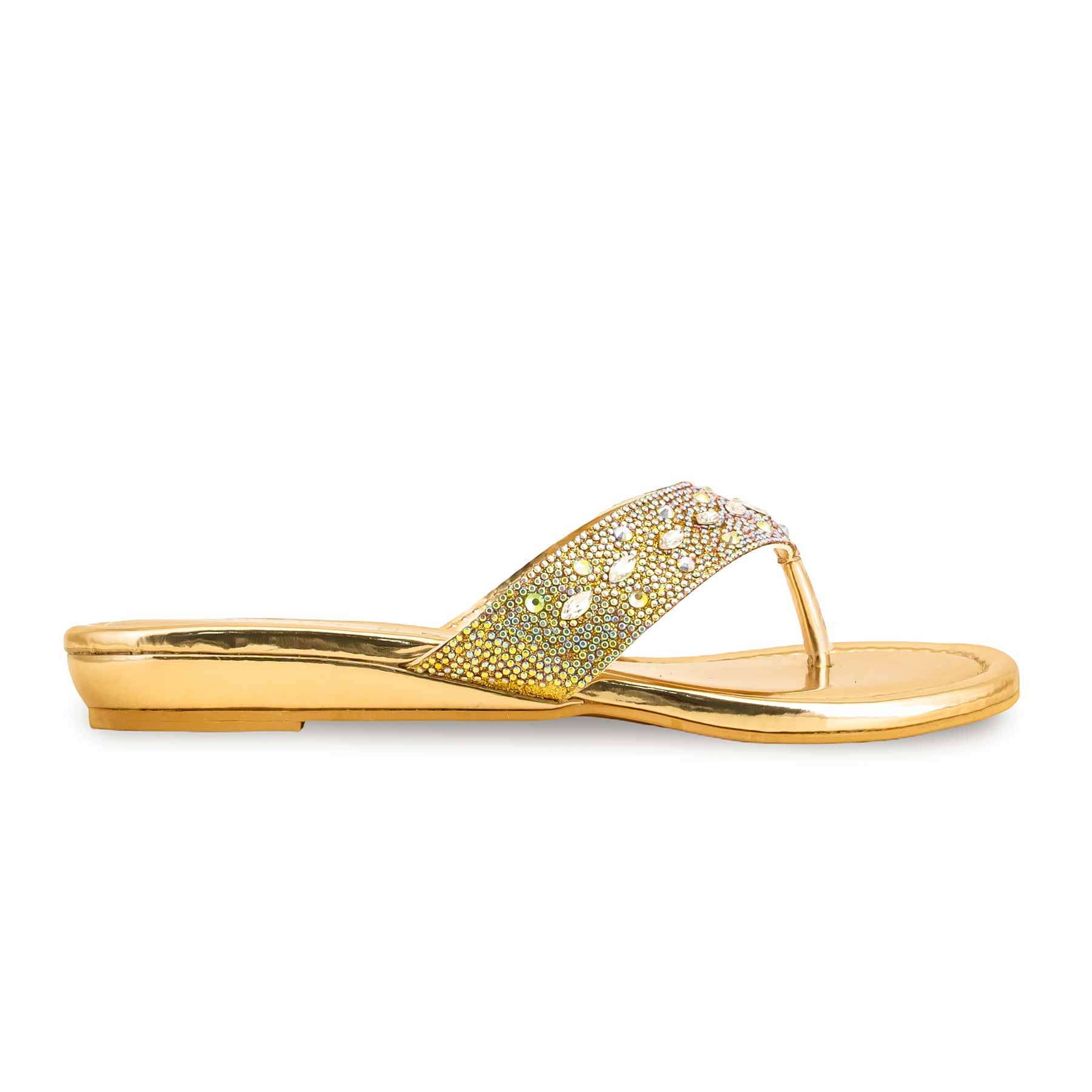 Golden Fancy Chappal FN0794 - Image 2