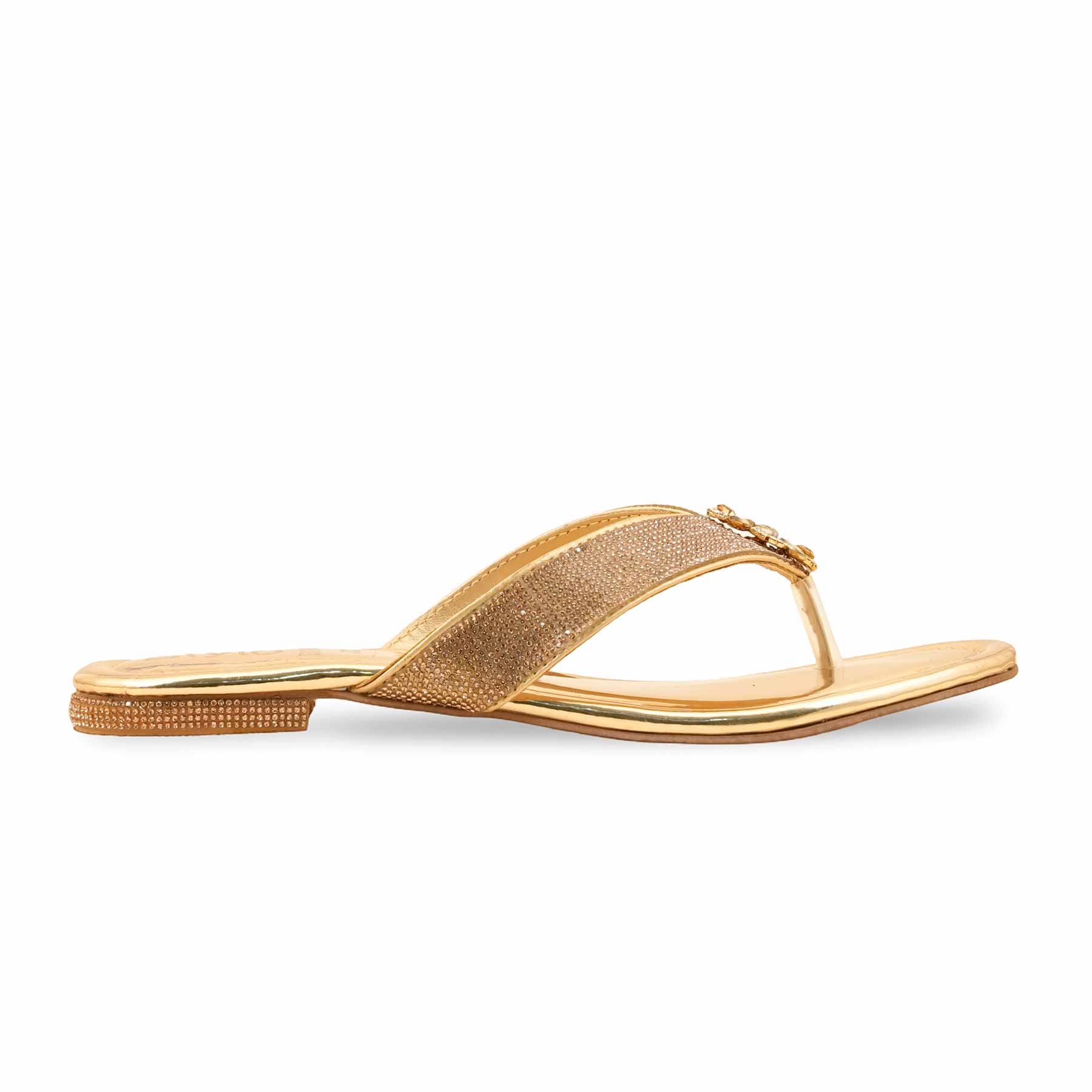 Golden Fancy Chappal FN0799 - Image 2
