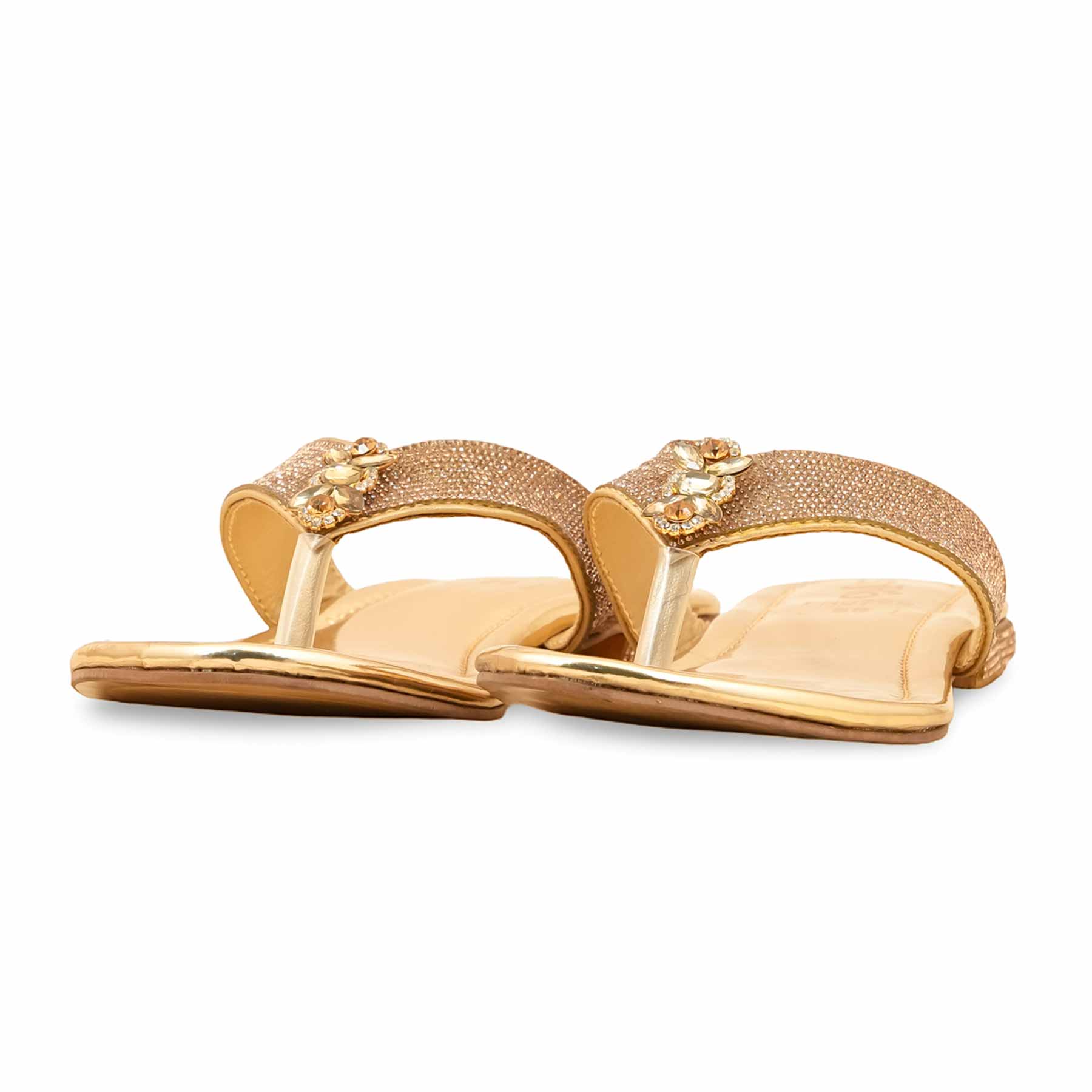 Golden Fancy Chappal FN0799 - Image 3