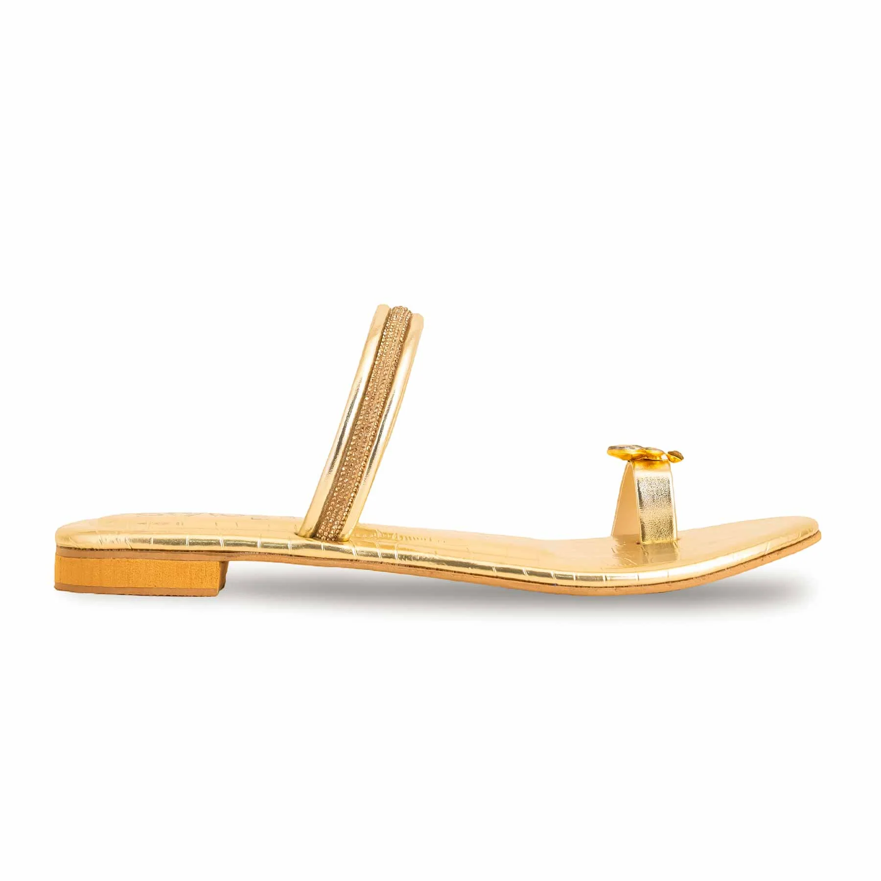 Golden Fancy Chappal FN0805 - Image 2
