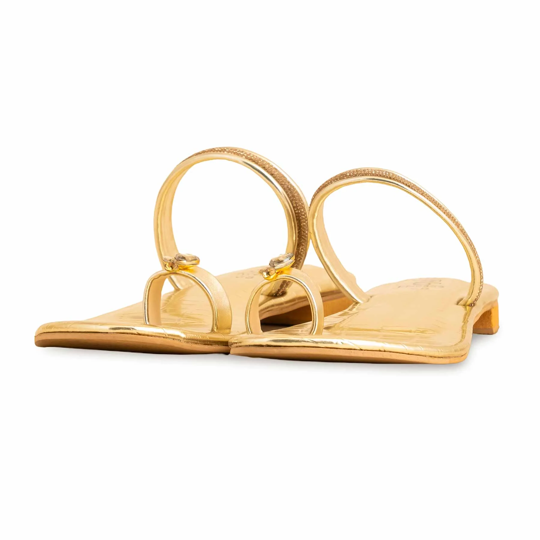 Golden Fancy Chappal FN0805 - Image 3