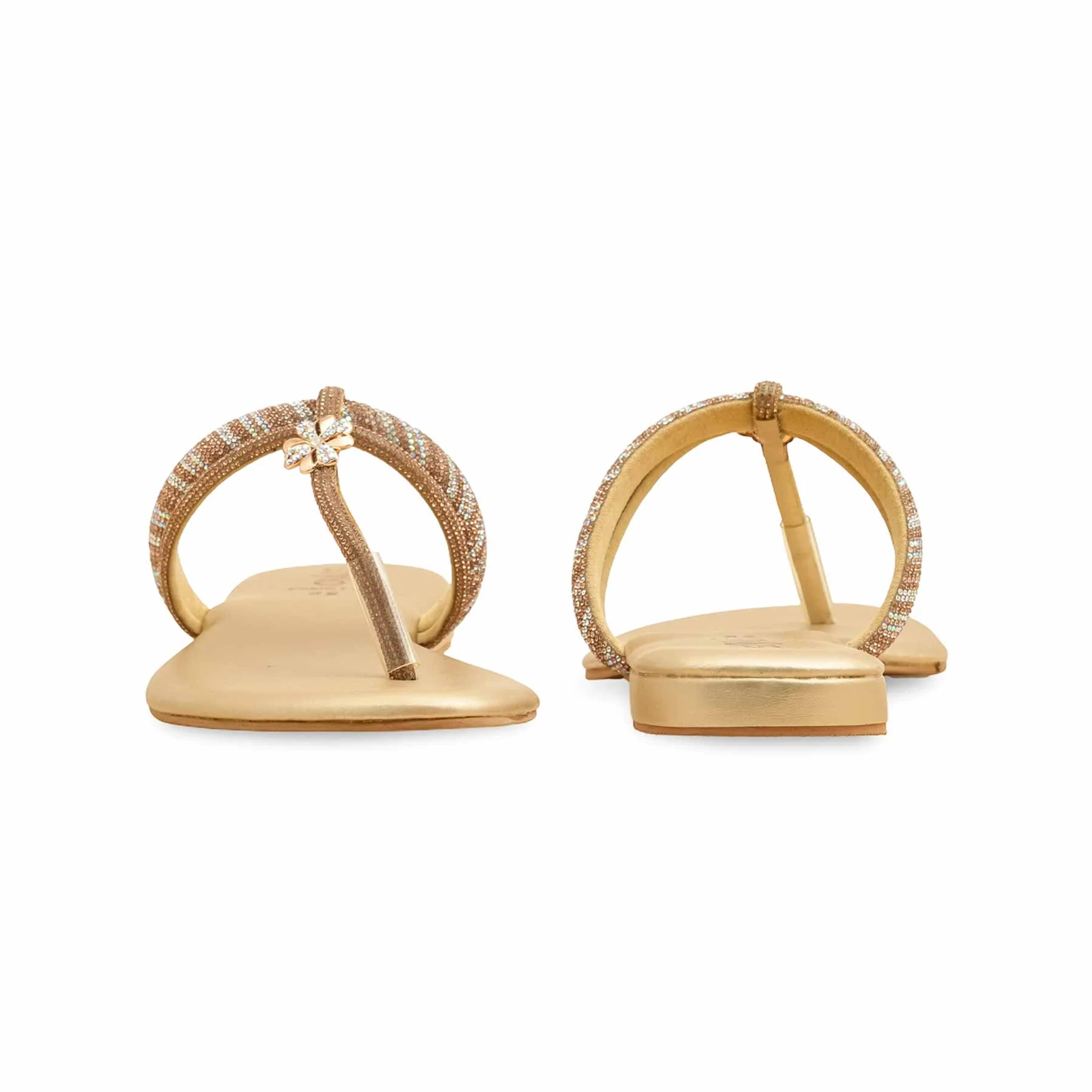 Golden Fancy Chappal FN0811 - Image 4