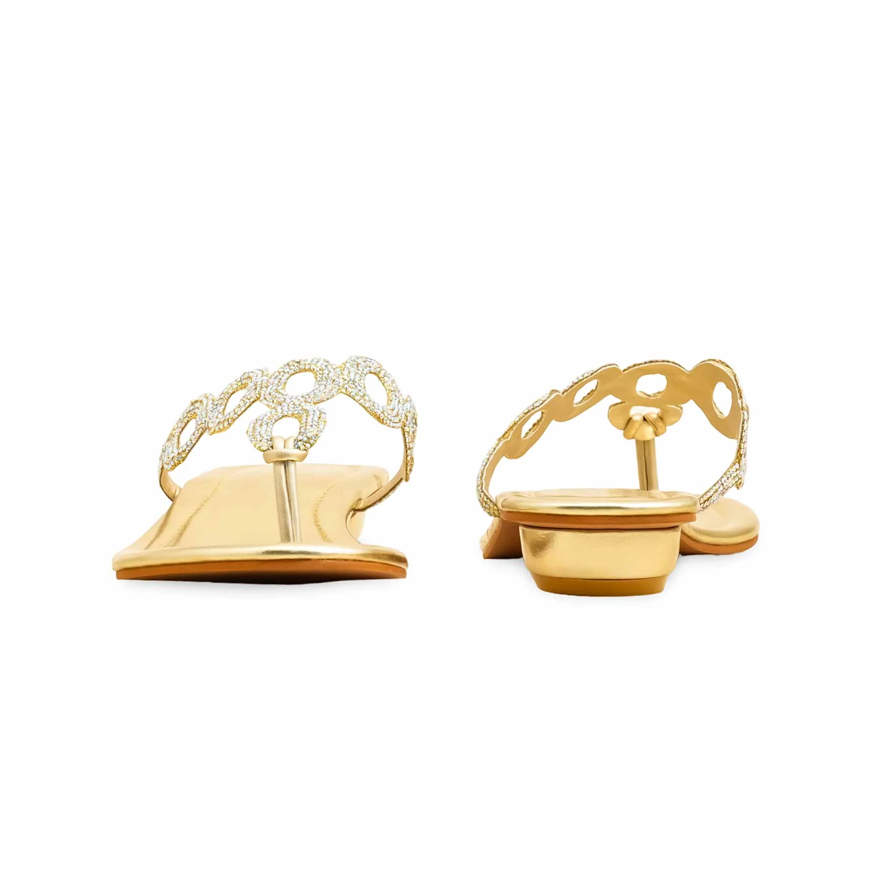 Golden Fancy Chappal FN0818 - Image 4