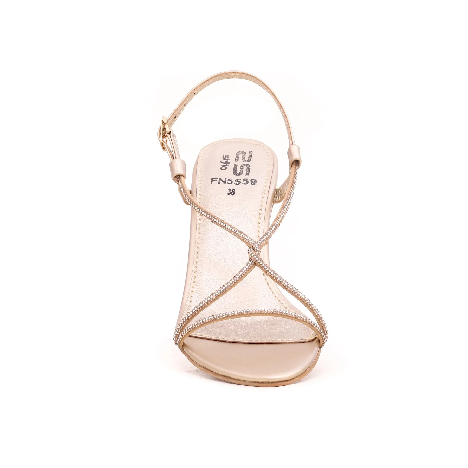 Golden Fancy Sandal FN5559 - Image 3