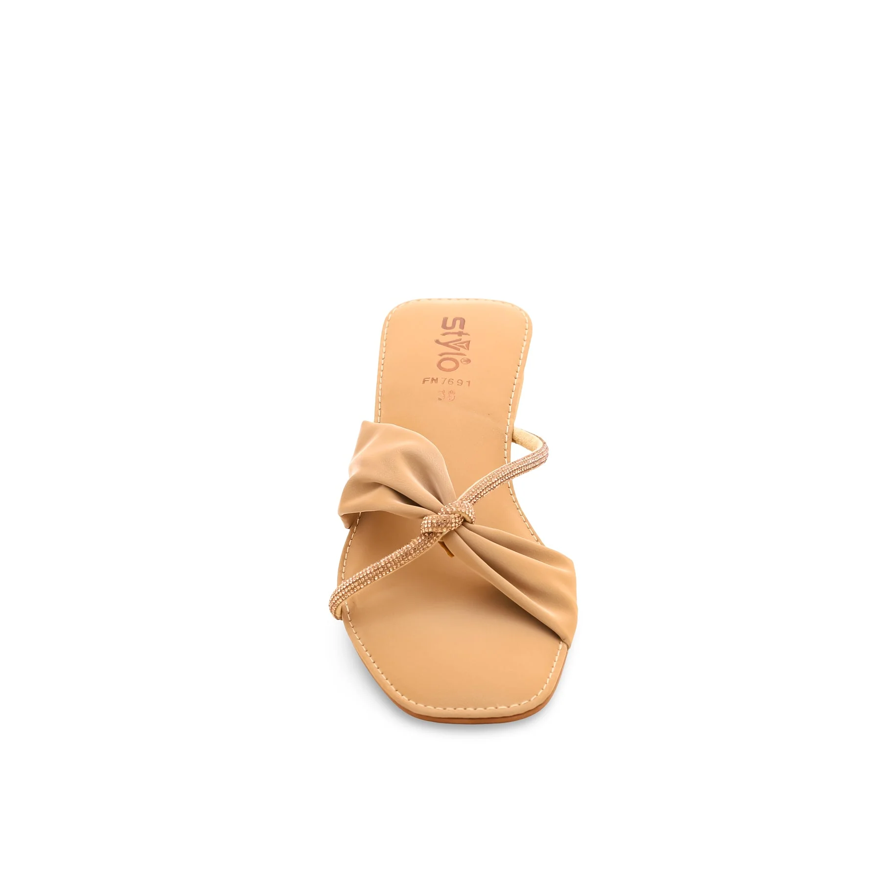 Golden Fancy Chappal FN7691 - Image 3