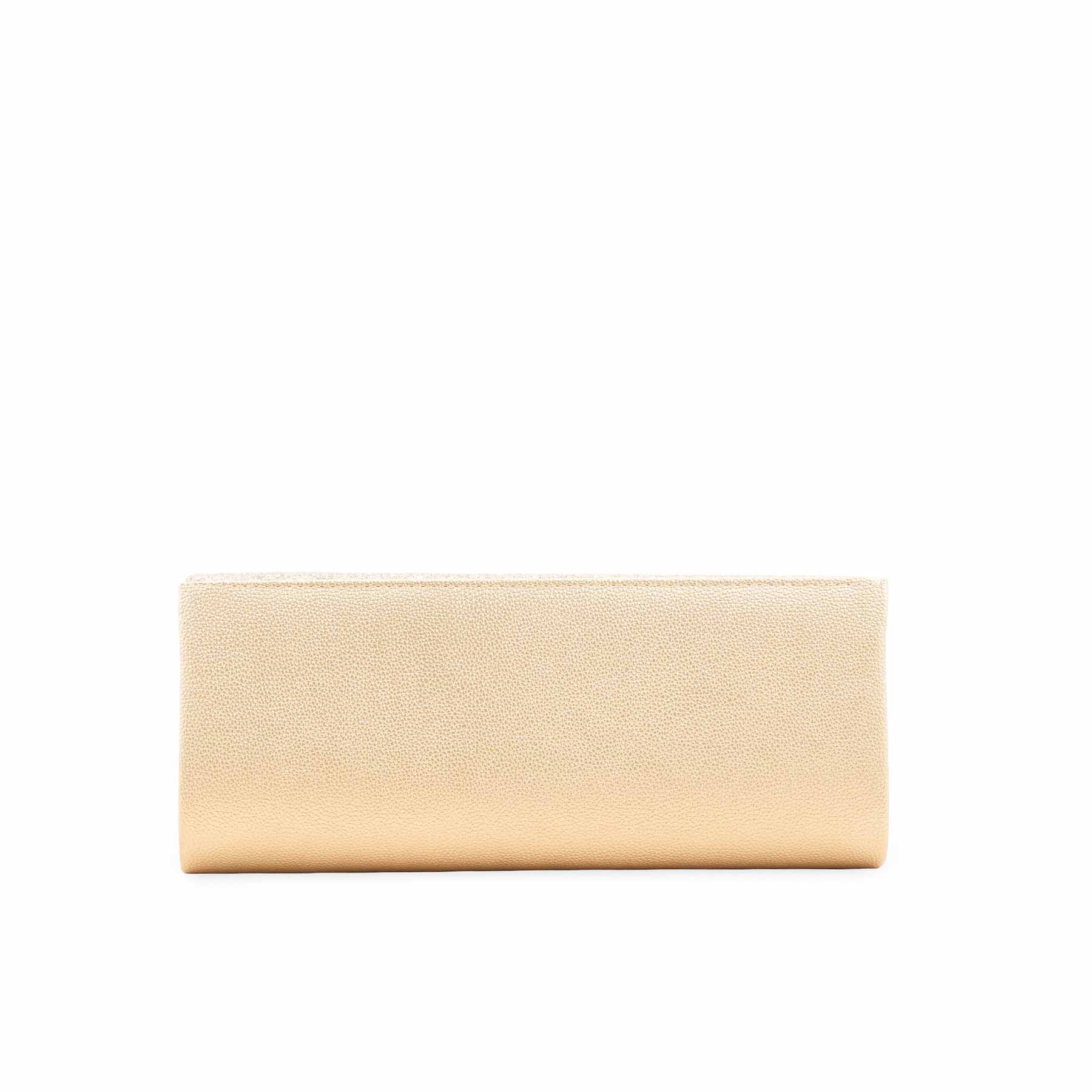 Golden Fancy Clutch For Ladies P24409 - Image 4