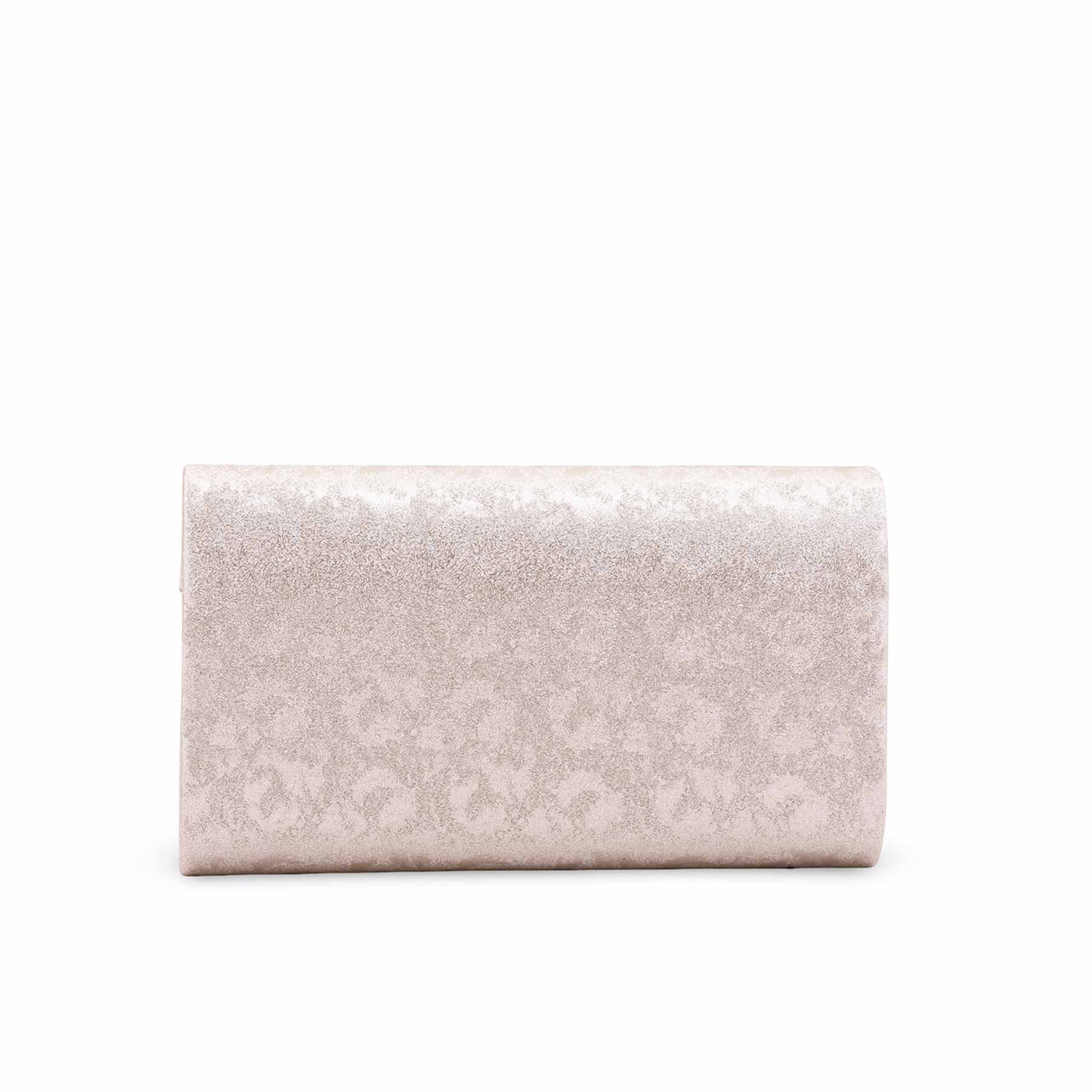 Golden Fancy Clutch For Ladies P24457 - Image 4
