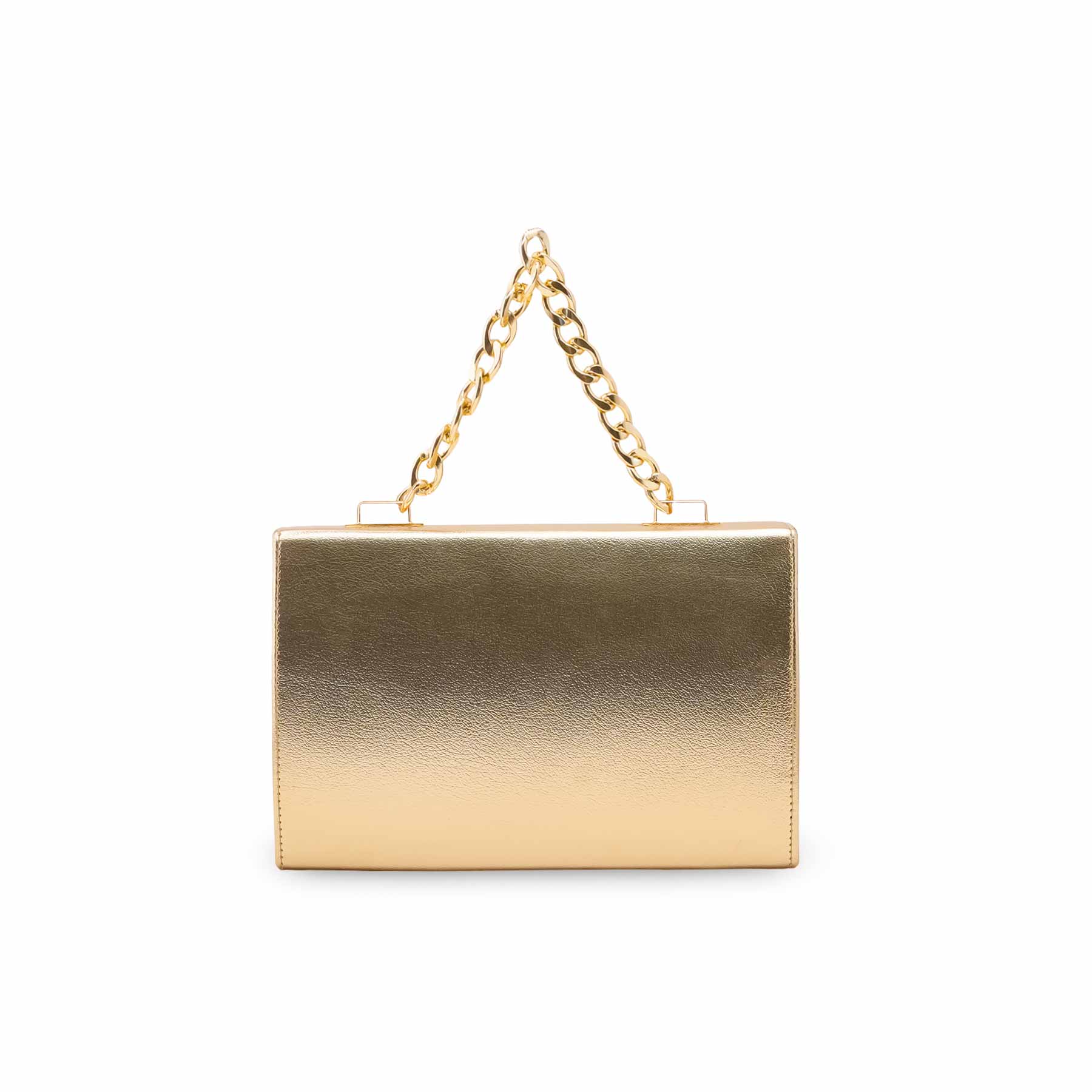 Golden Fancy Clutch For Women P15694 - Image 4