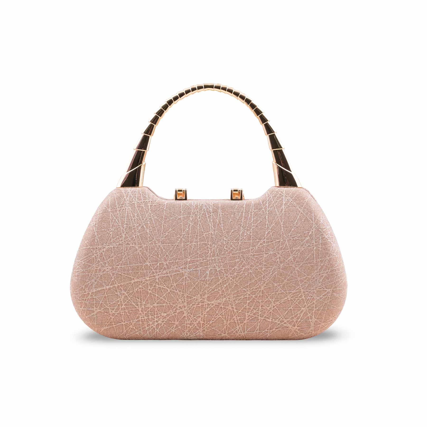 Golden Fancy Clutch For Women P24402 - Image 4