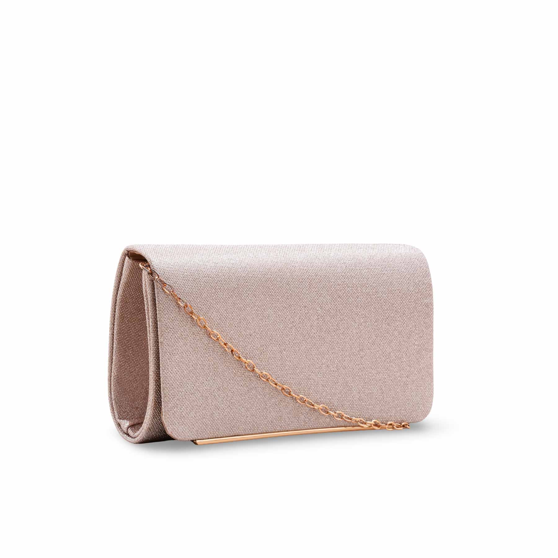 Golden Fancy Clutch For Women P24421 - Image 3