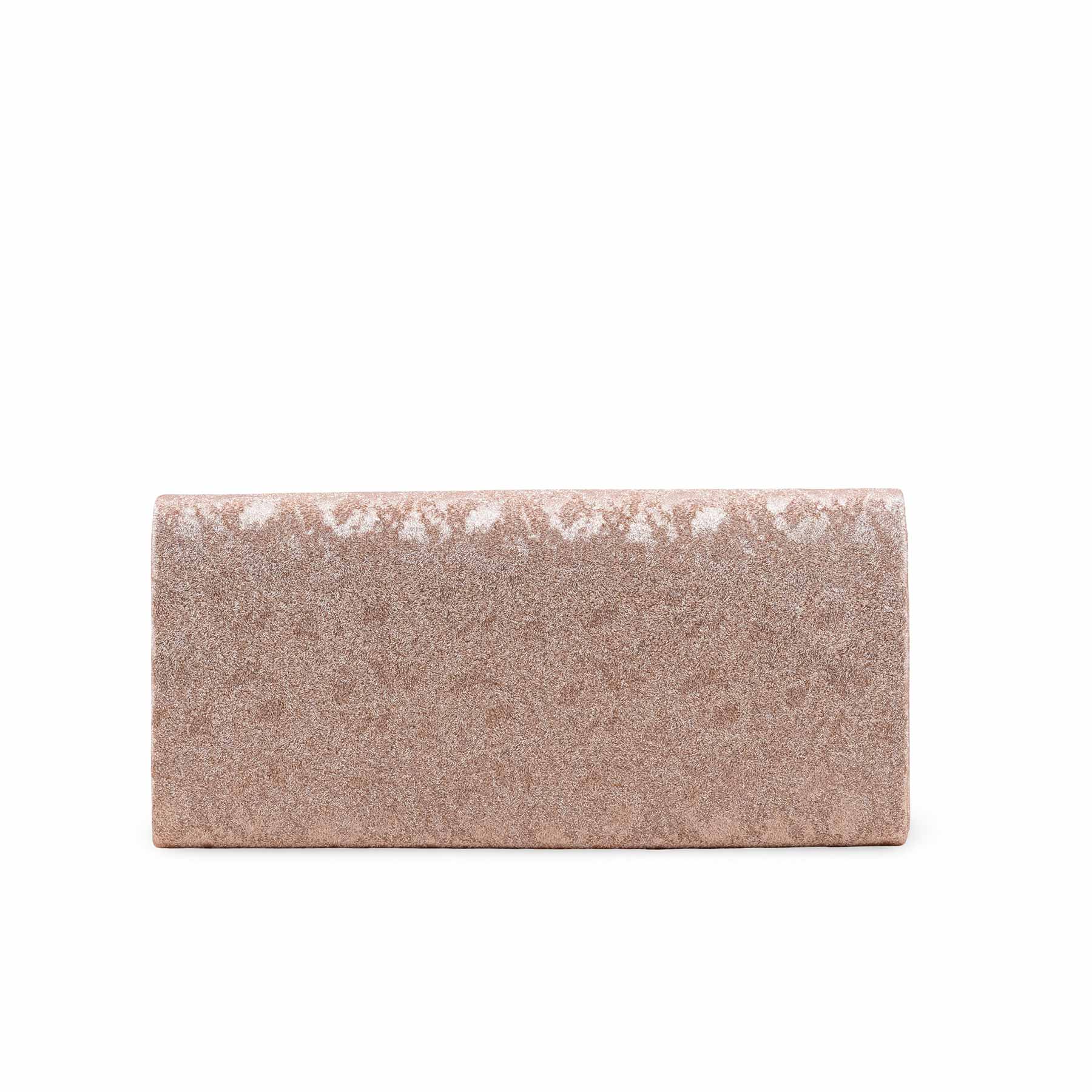 Golden Fancy Clutch For Women P24422 - Image 4