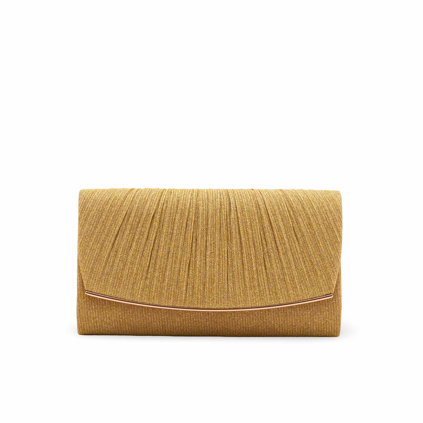 Golden Fancy Clutch For Women P24429 - Image 2