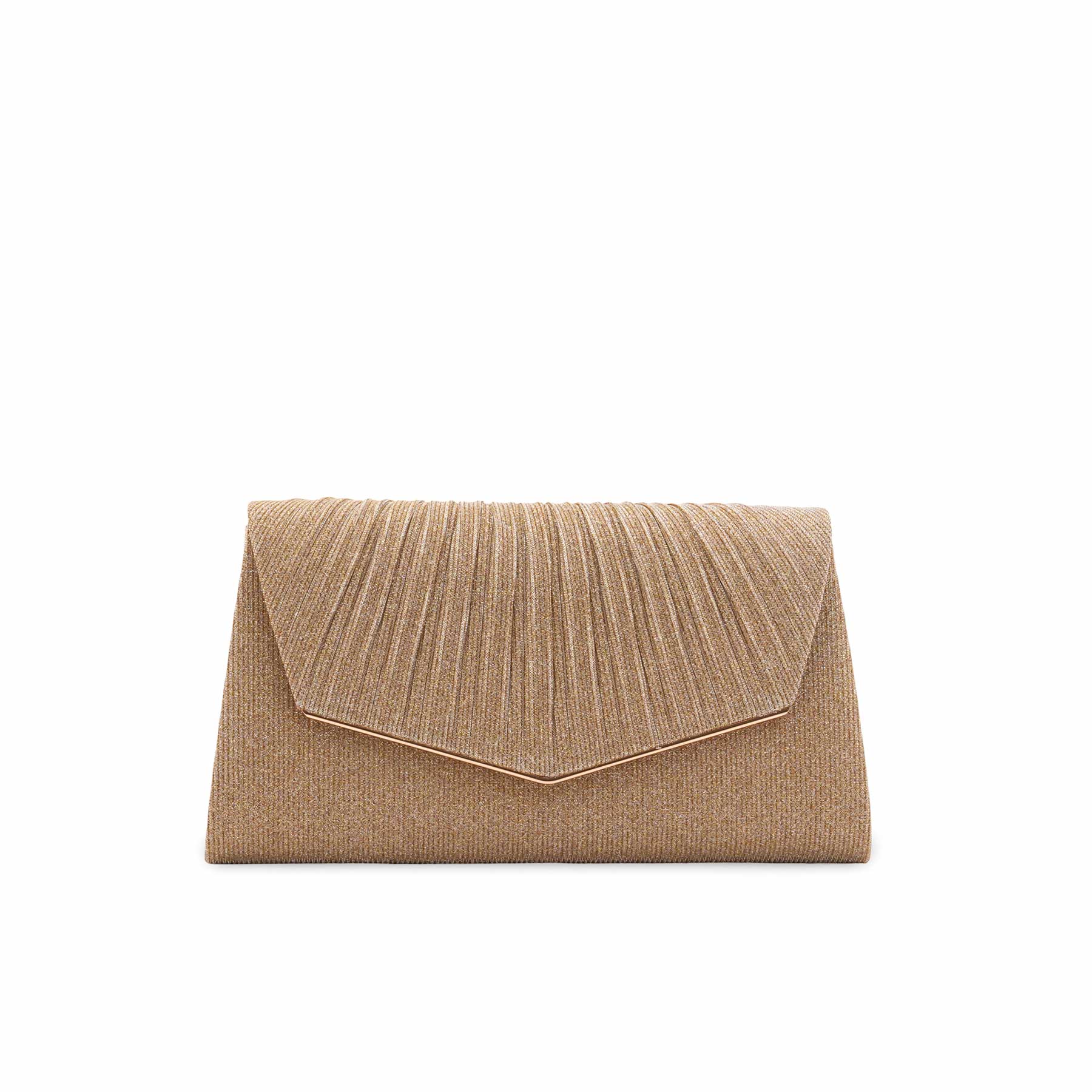Golden Fancy Clutch For Women P24430 - Image 2