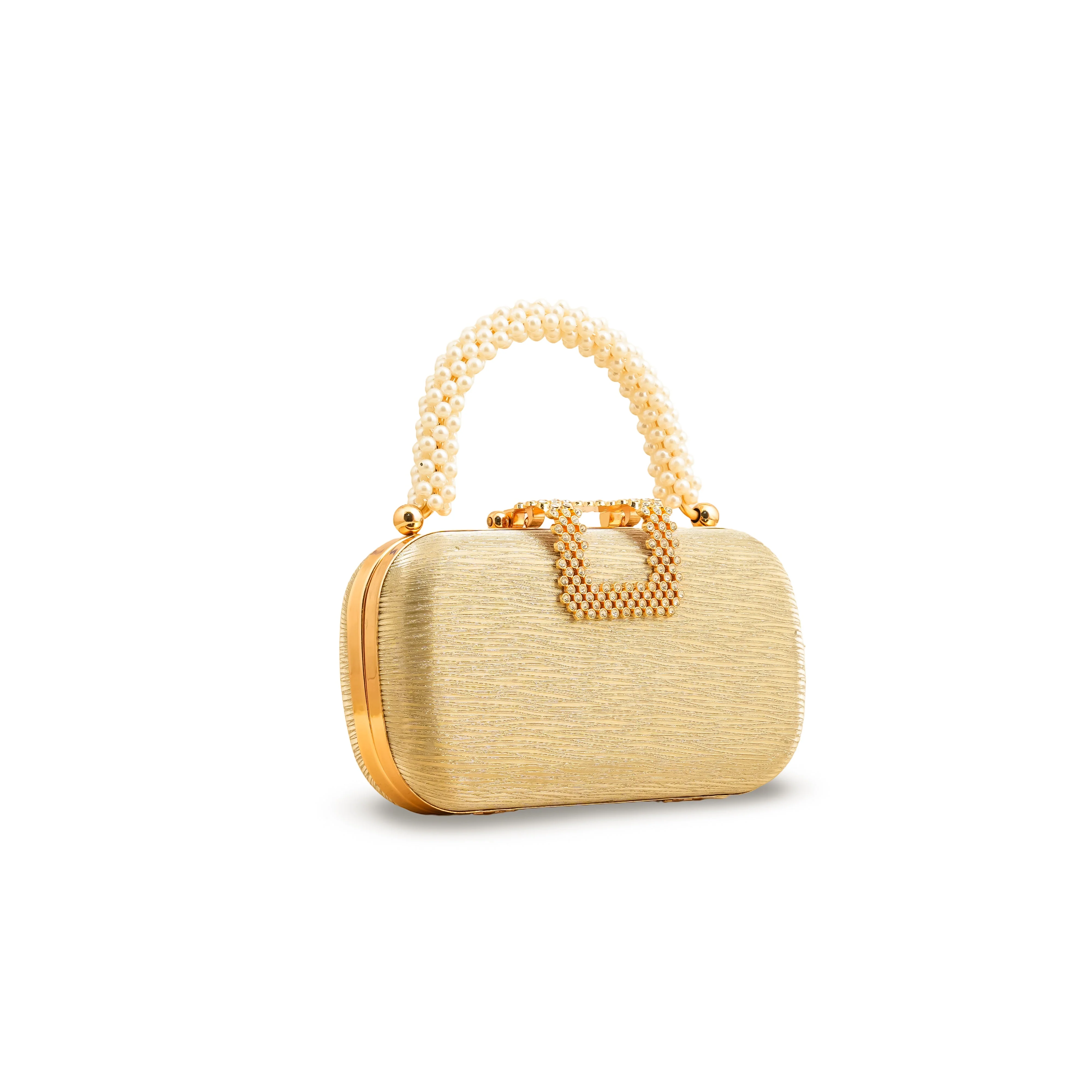 Golden Fancy Clutch P15392 - Image 2