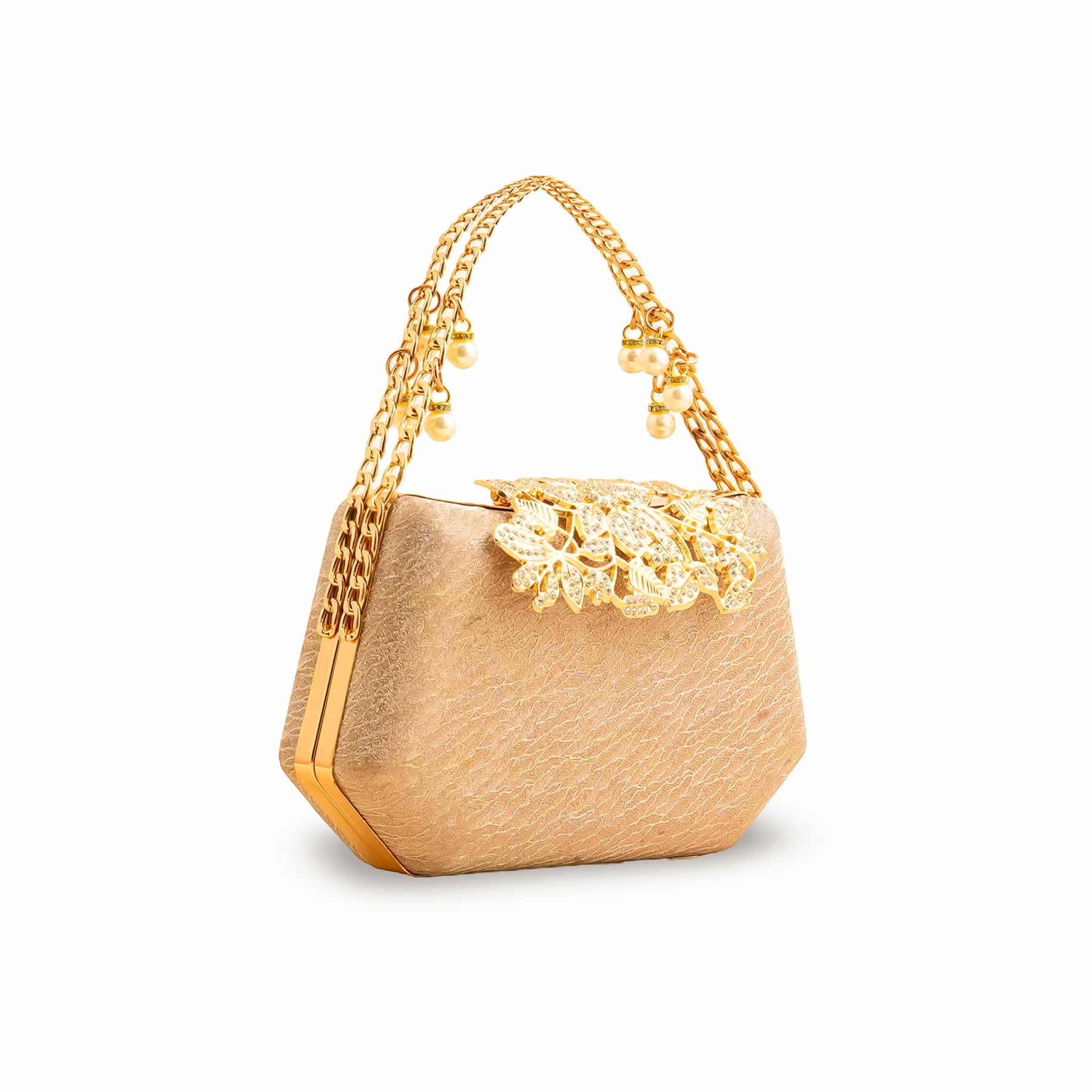 Golden Fancy Clutch P15393 - Image 2