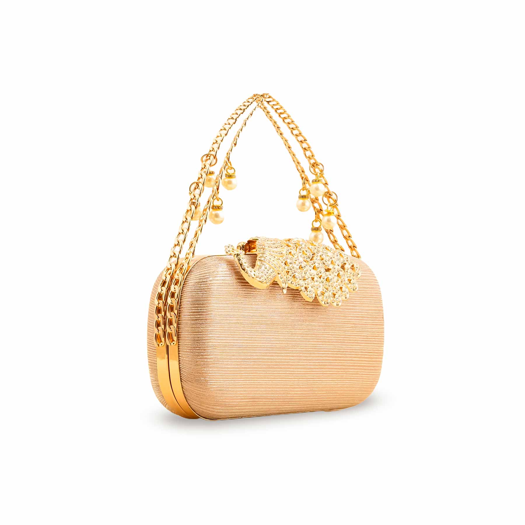 Golden Fancy Clutch P15397 - Image 2