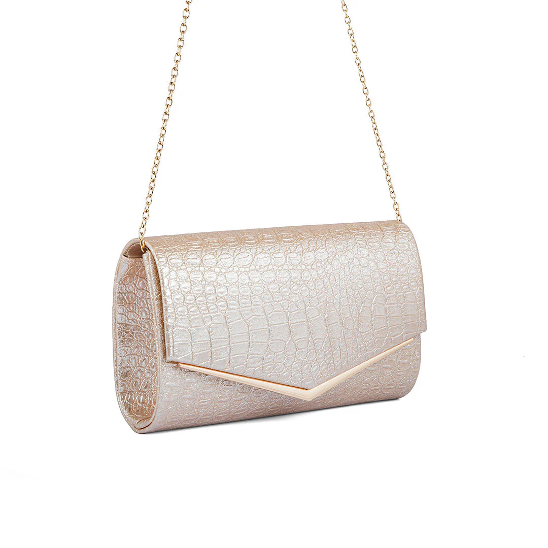 Golden Fancy Clutch P24158 - Image 2