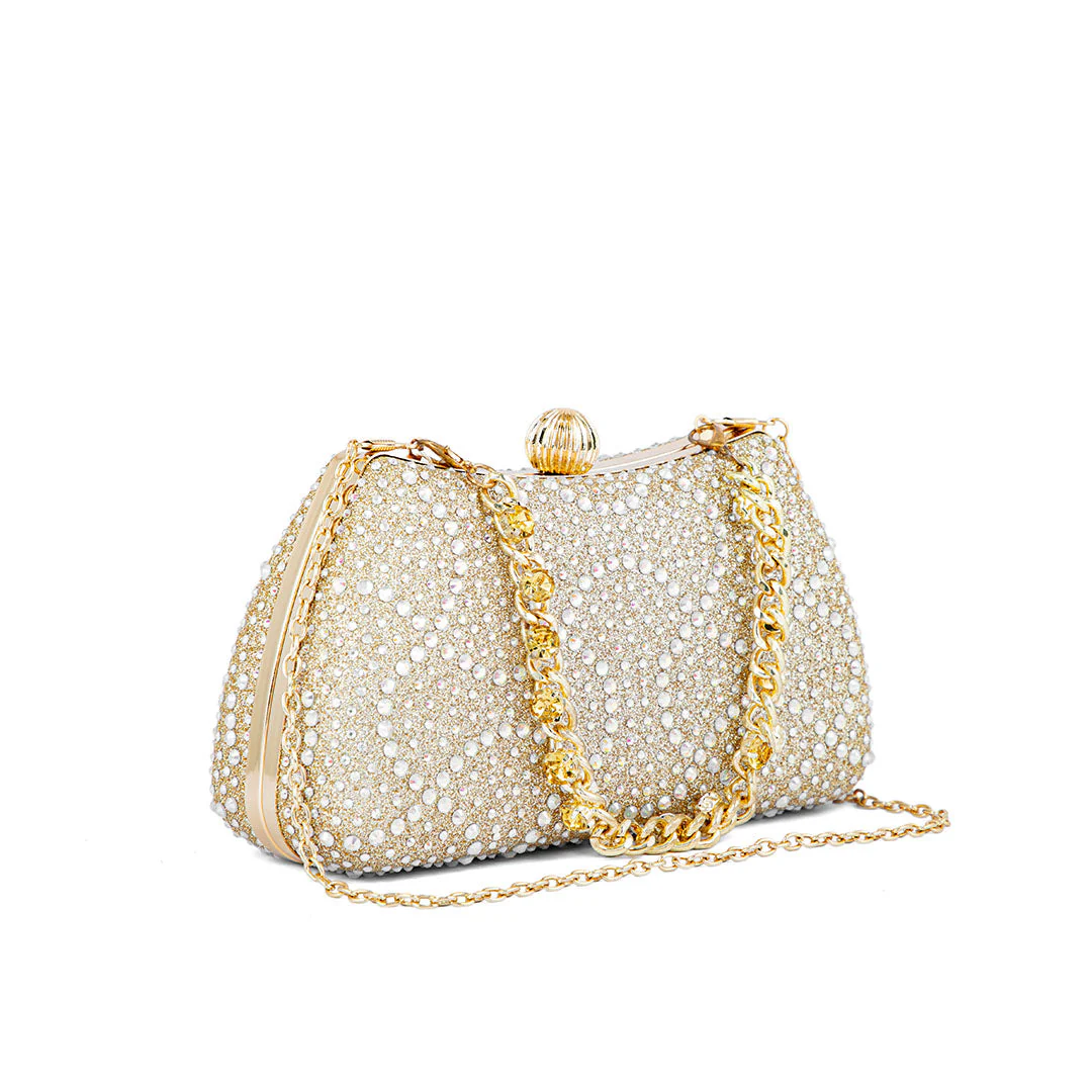 Golden Fancy Clutch P24180 - Image 3