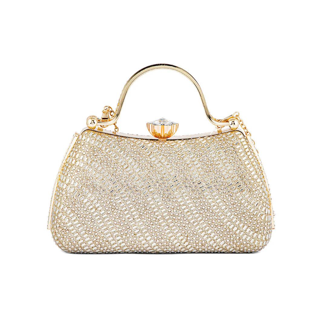 Golden Fancy Clutch P24186 - Image 4