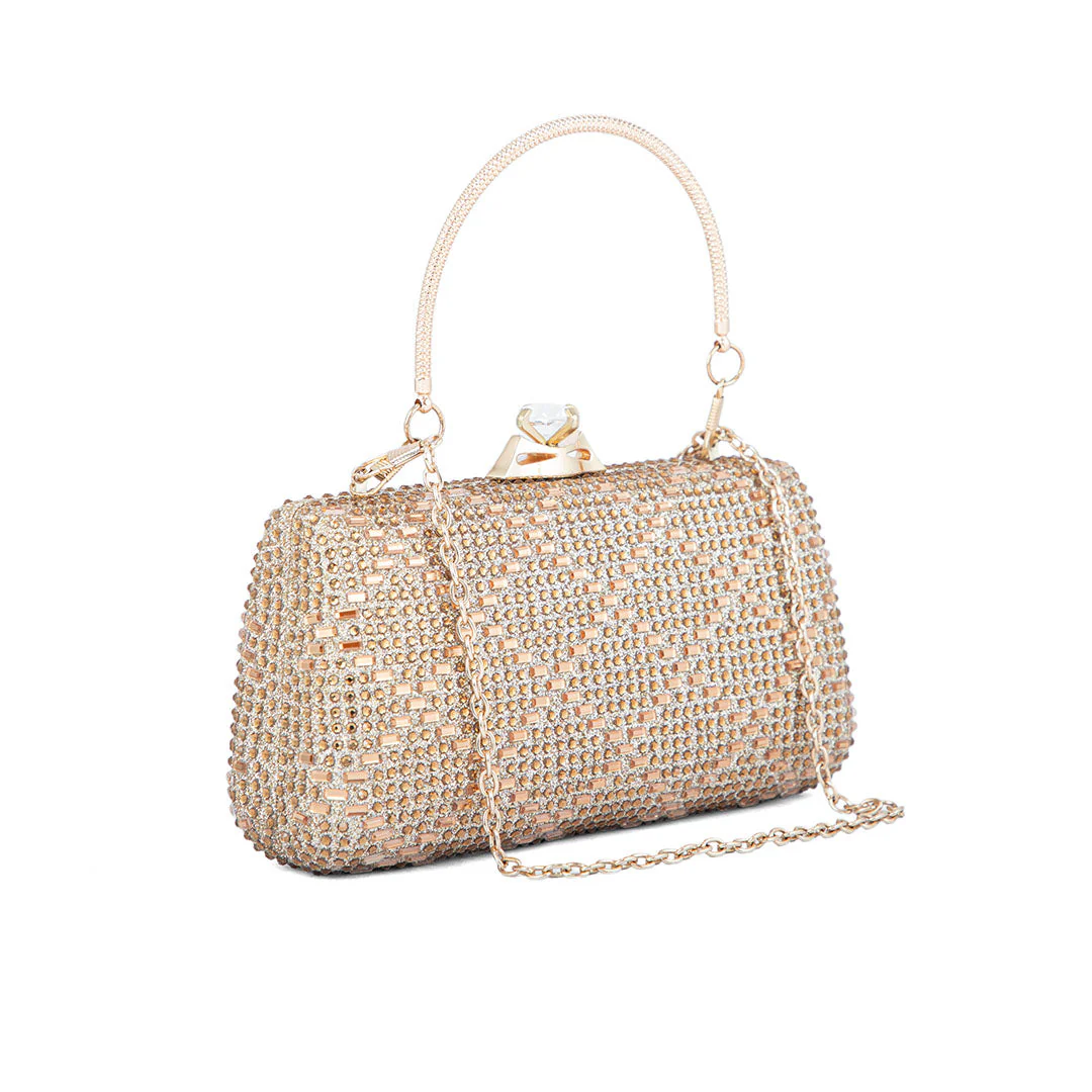Golden Fancy Clutch P24205 - Image 3