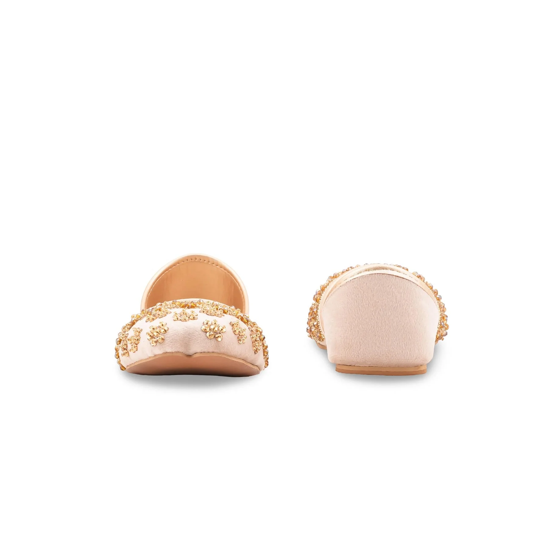Golden Fancy Khussa For Ladies EC8610 - Image 5