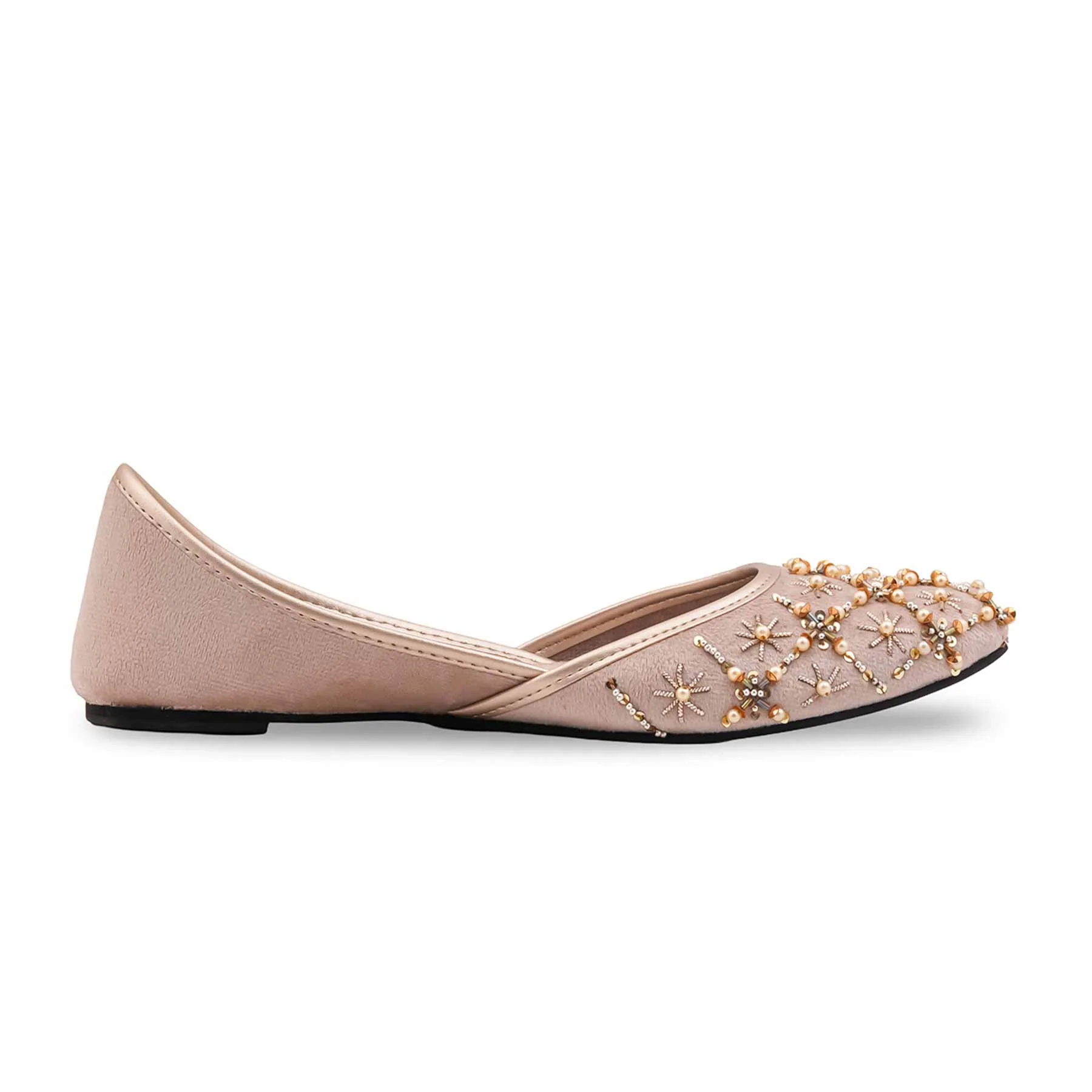 Golden Fancy Khussa For Ladies EC8626 - Image 2
