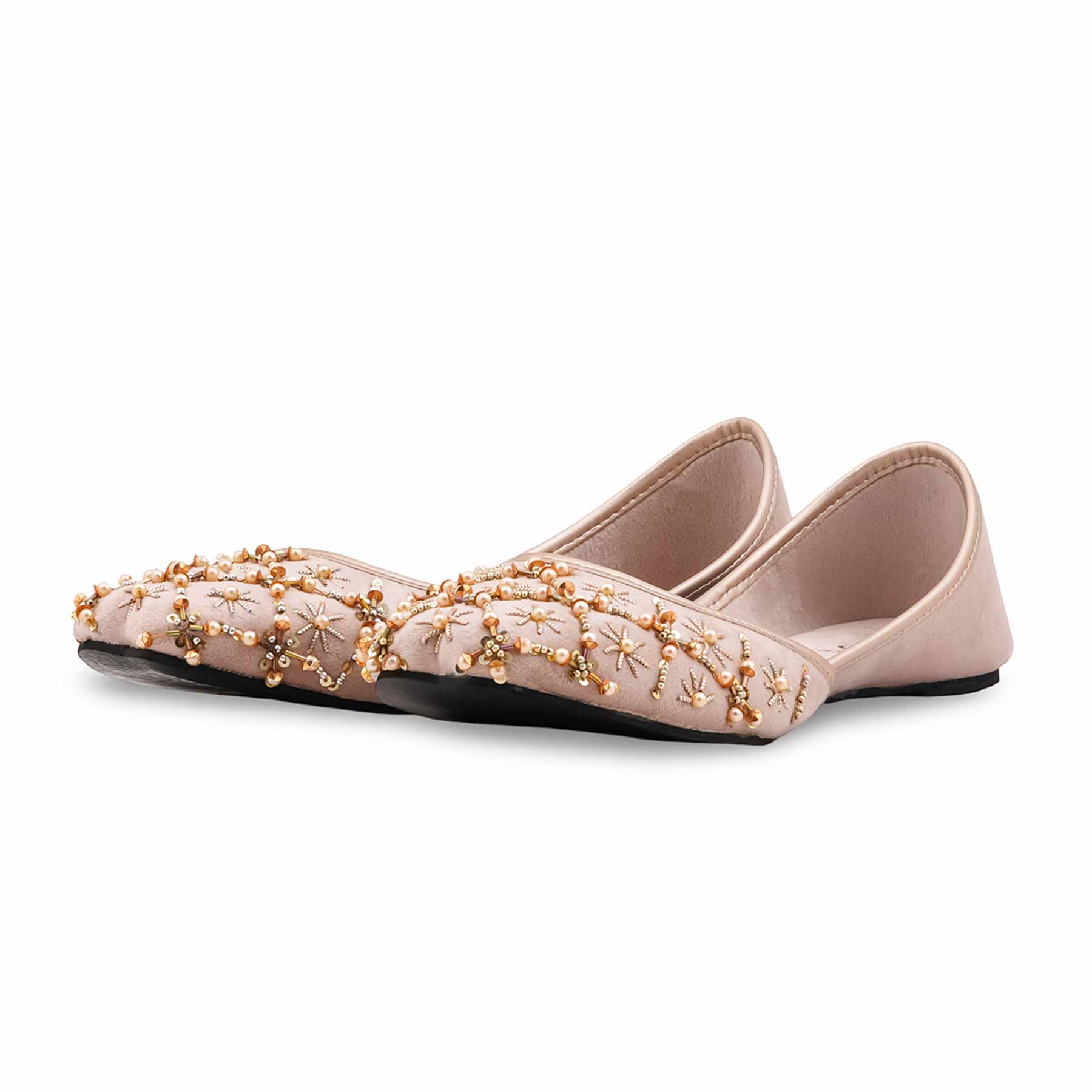 Golden Fancy Khussa For Ladies EC8626 - Image 3